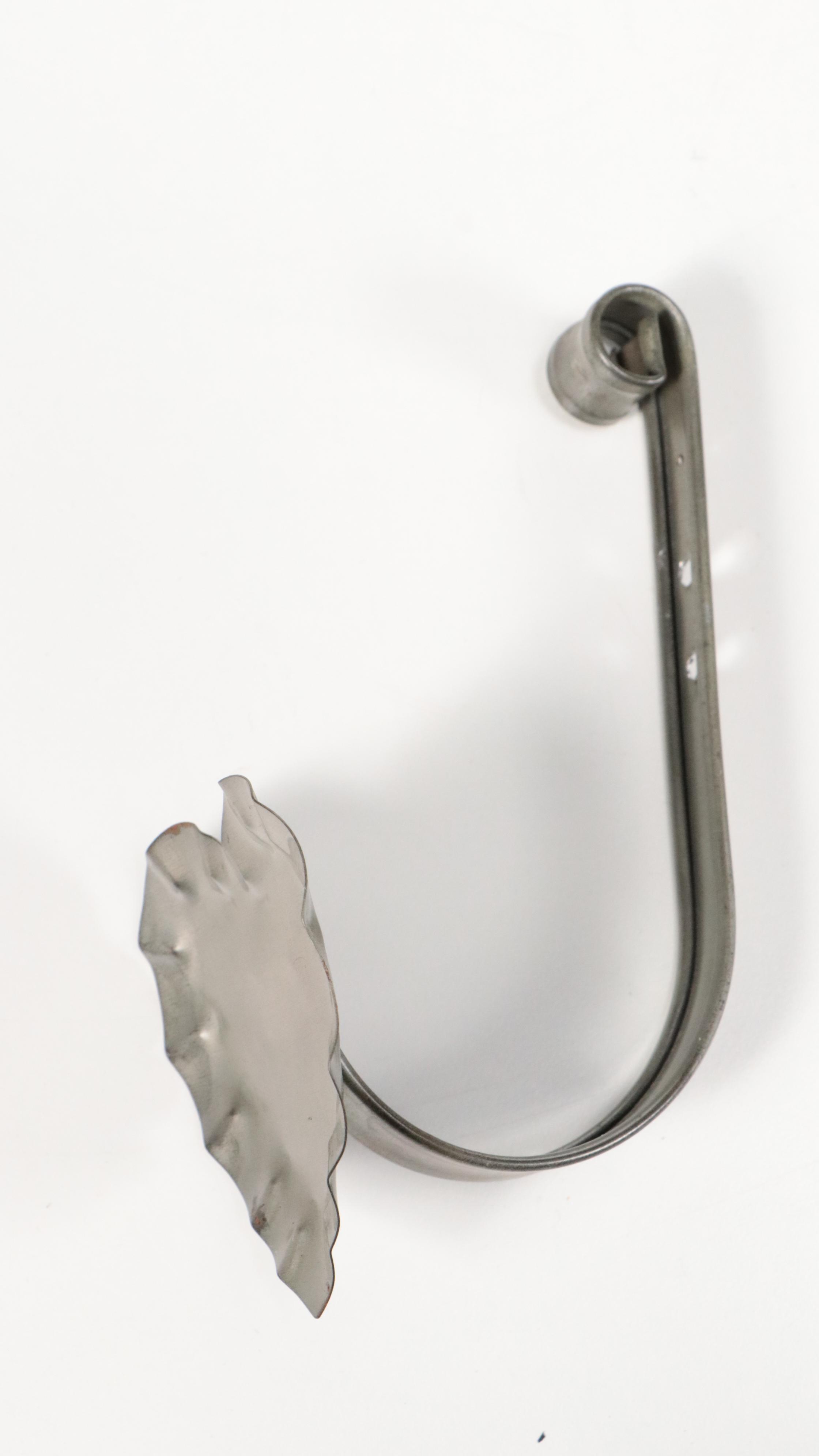 Colonial Style Tin Candle Mold Lamp with Pierced Tin Shade, Vintage