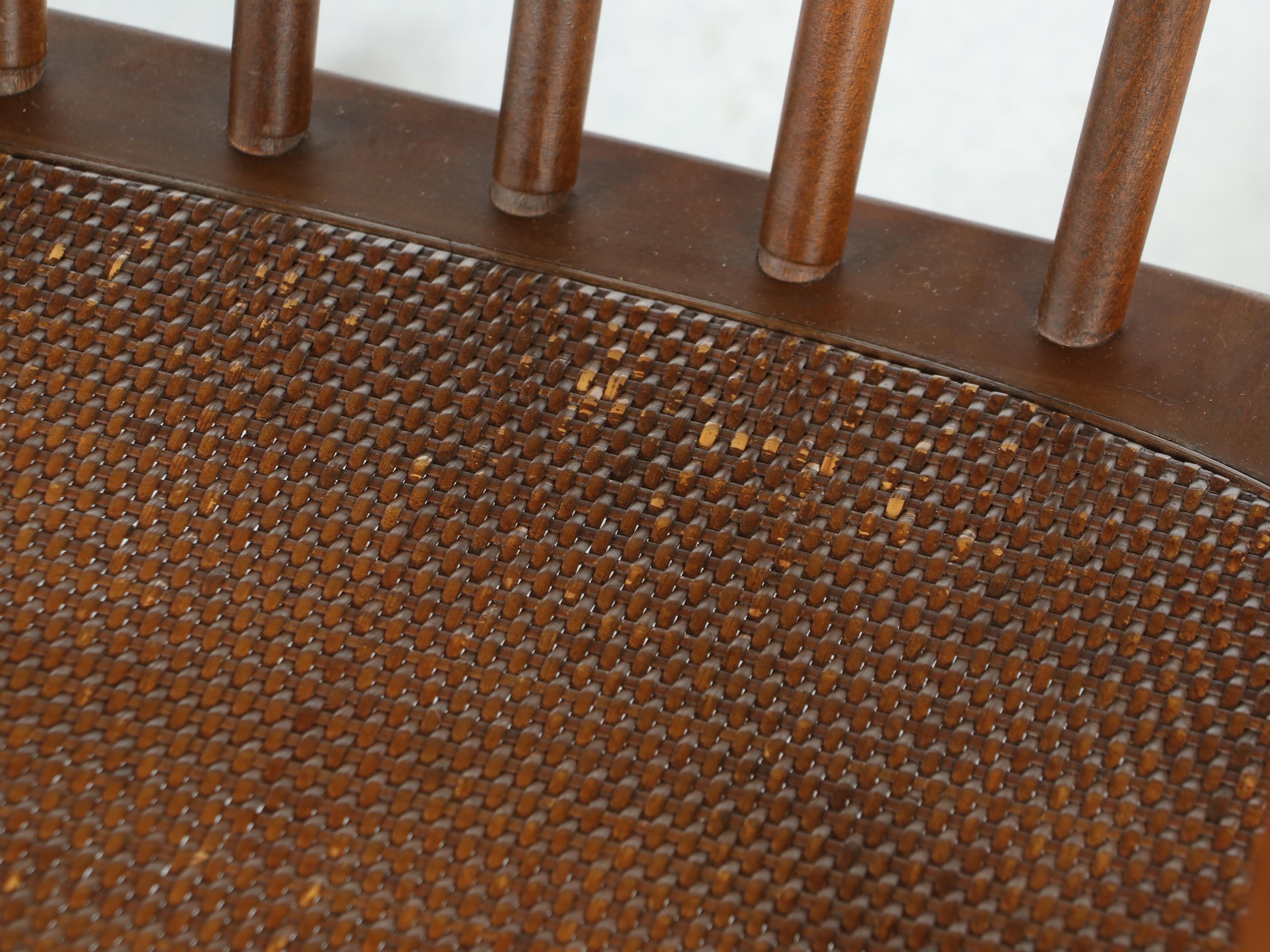 Mid Century Modern Walnut Rocking Chair, Manner of George Nakashima