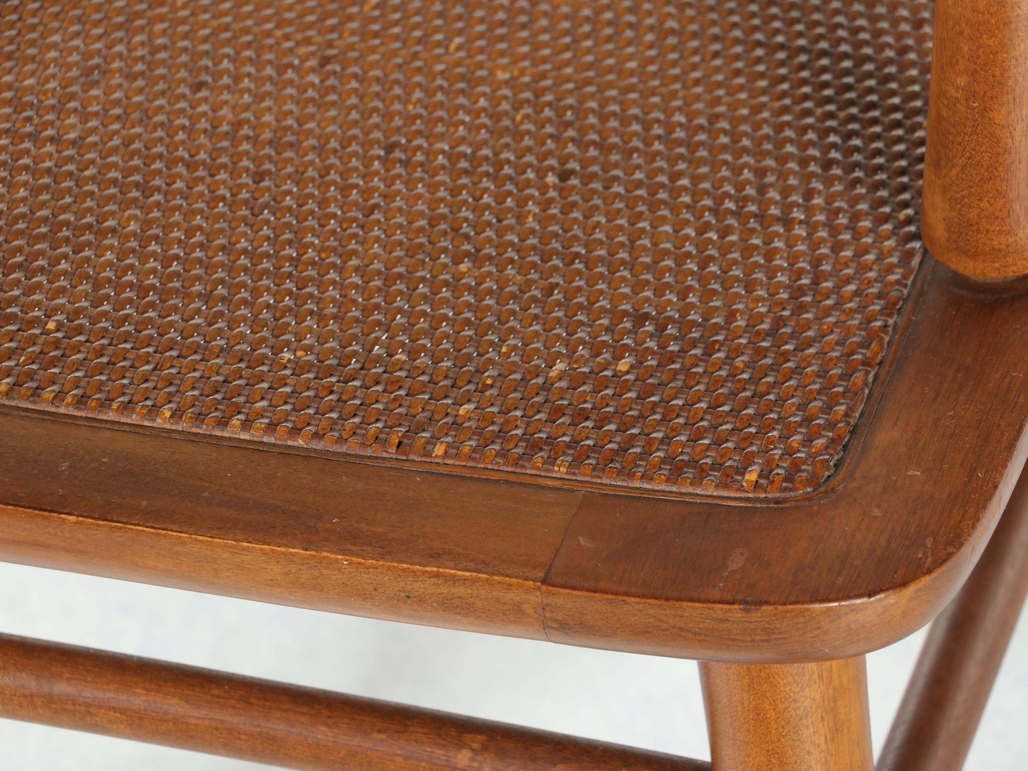 Mid Century Modern Walnut Rocking Chair, Manner of George Nakashima