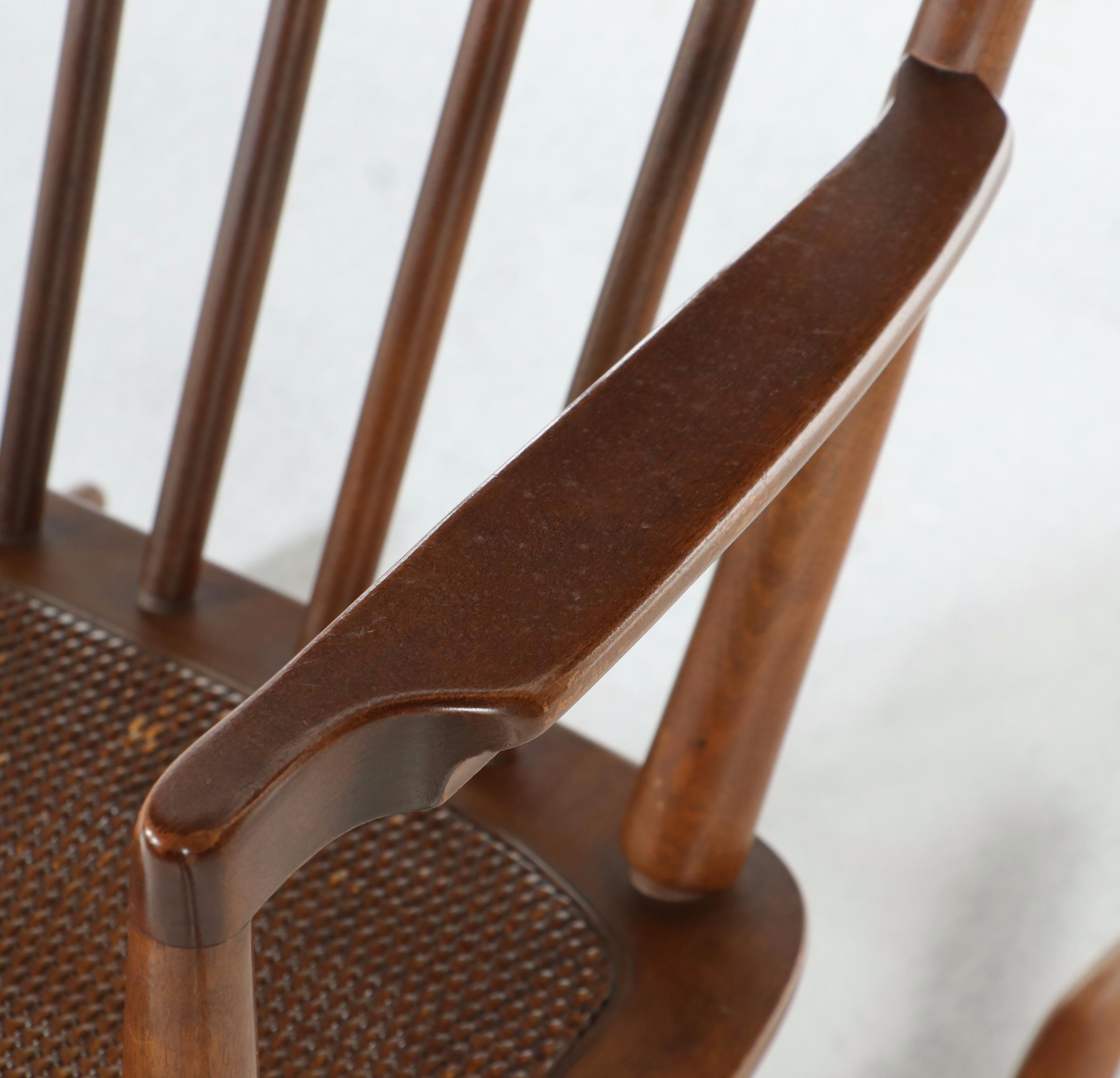 Mid Century Modern Walnut Rocking Chair, Manner of George Nakashima