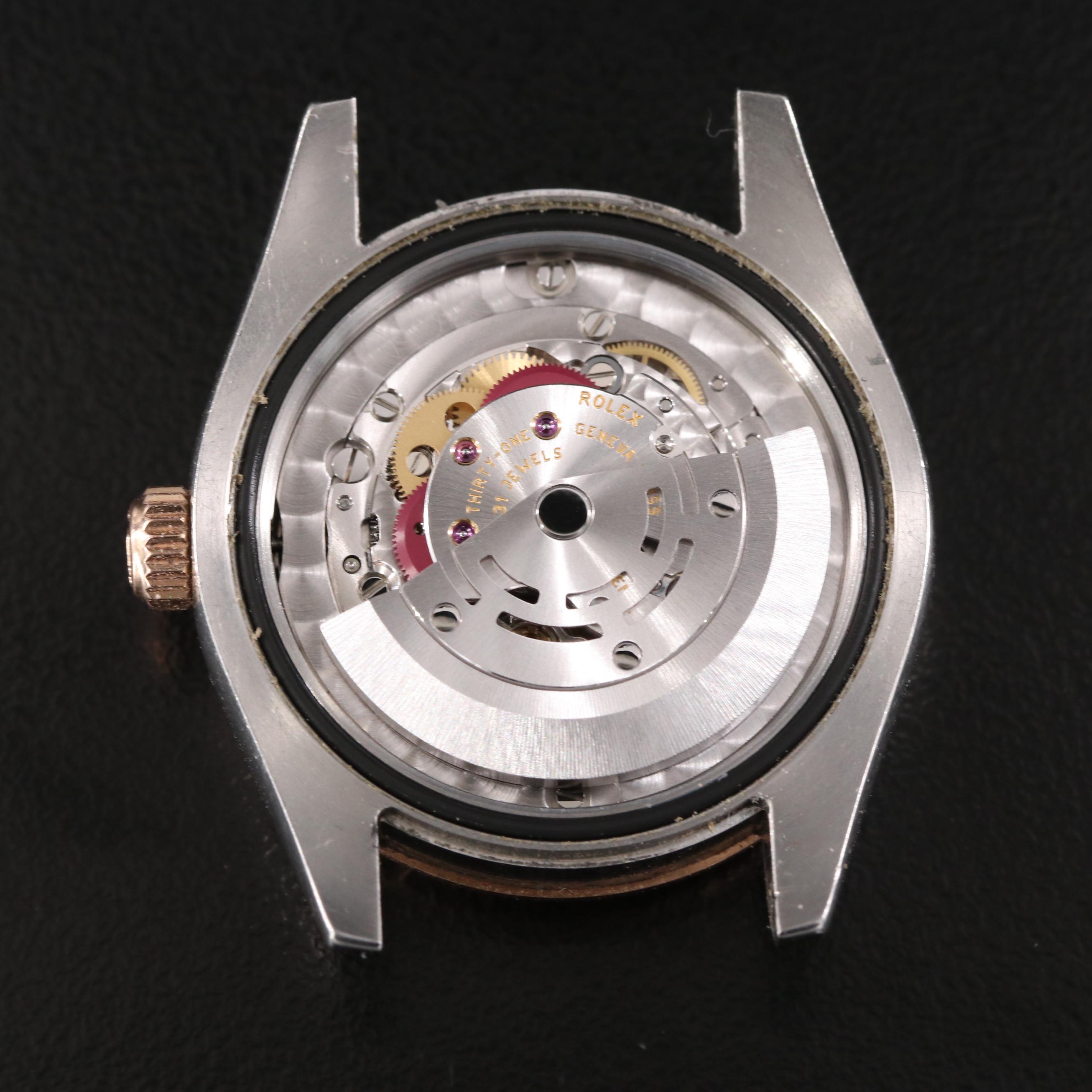 2006 Rolex Factory Diamond Dial Everose Datejust Watch