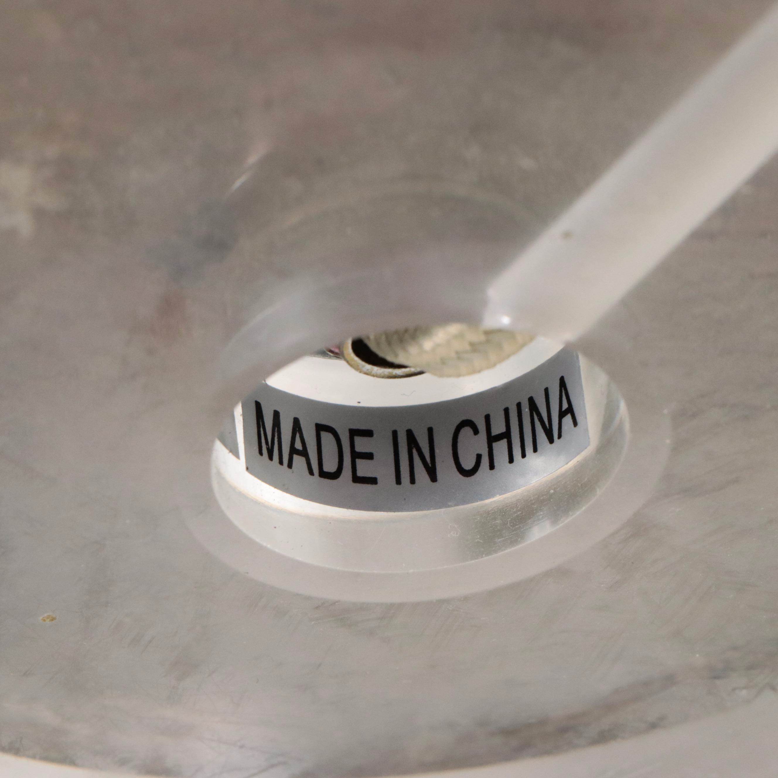 Hand-Carved Wooden Baluster on Acrylic Table Lamps with Custom Drum Shades