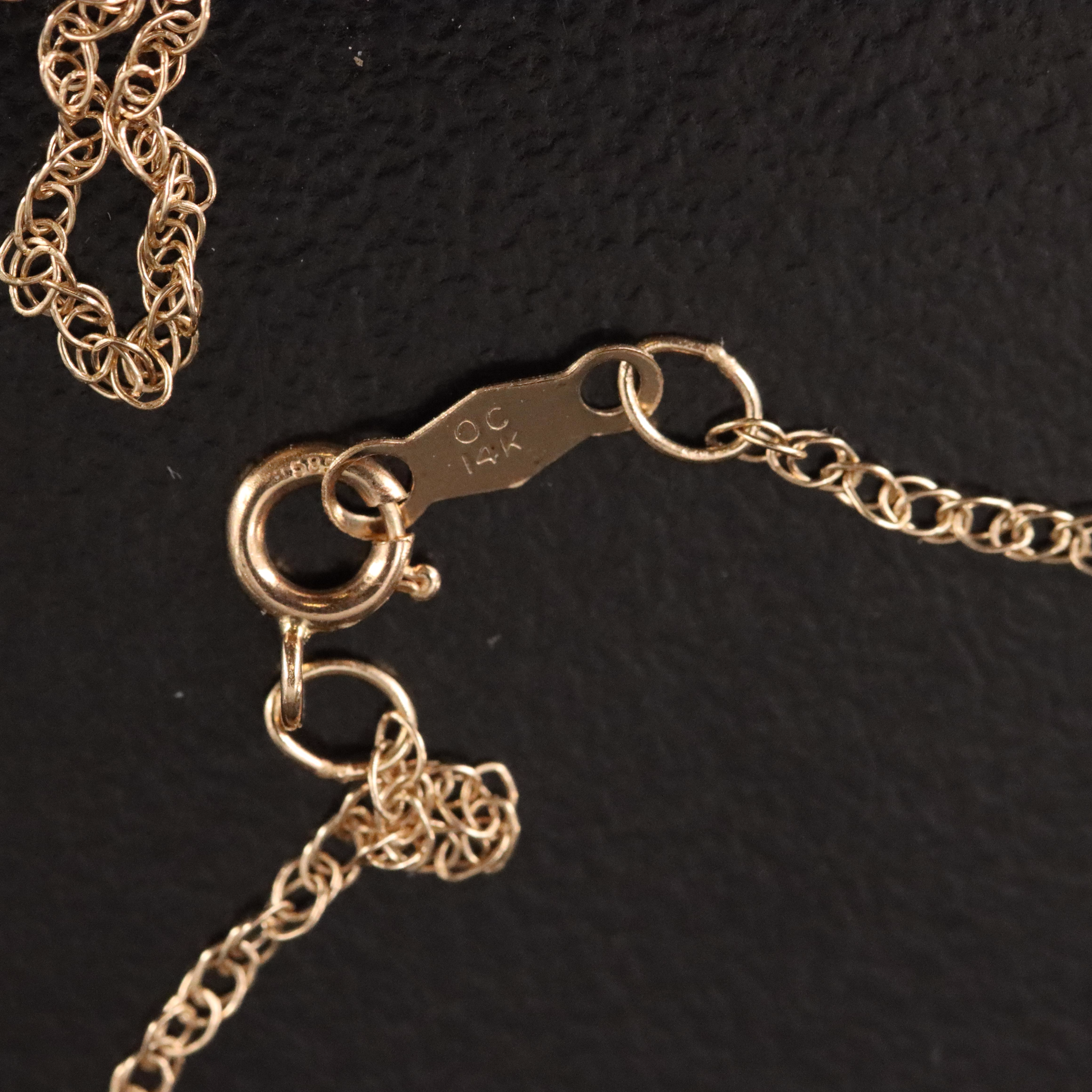 14K Singapore Chain Necklace