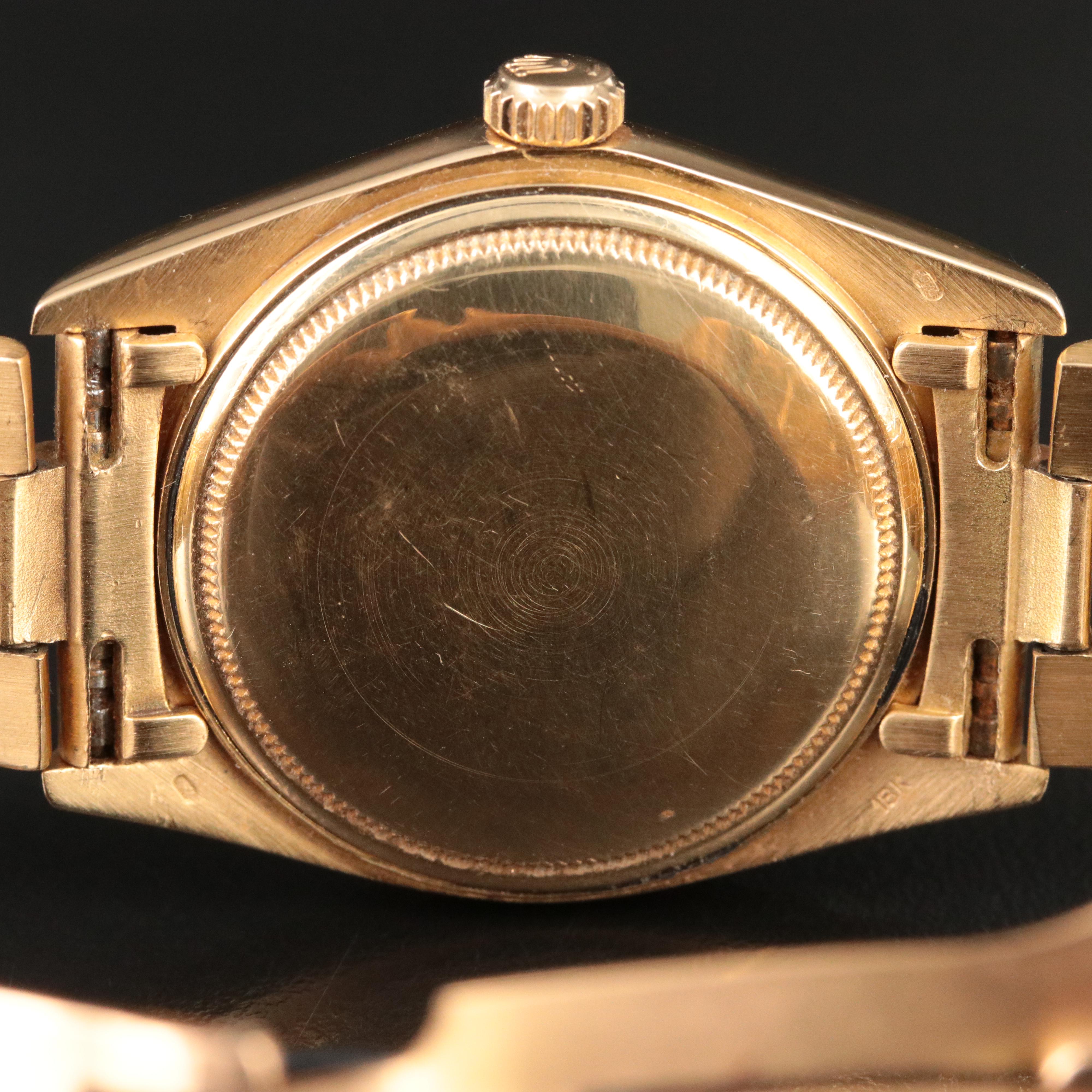 1979 Rolex Day-Date President Custom Diamond Dial Watch