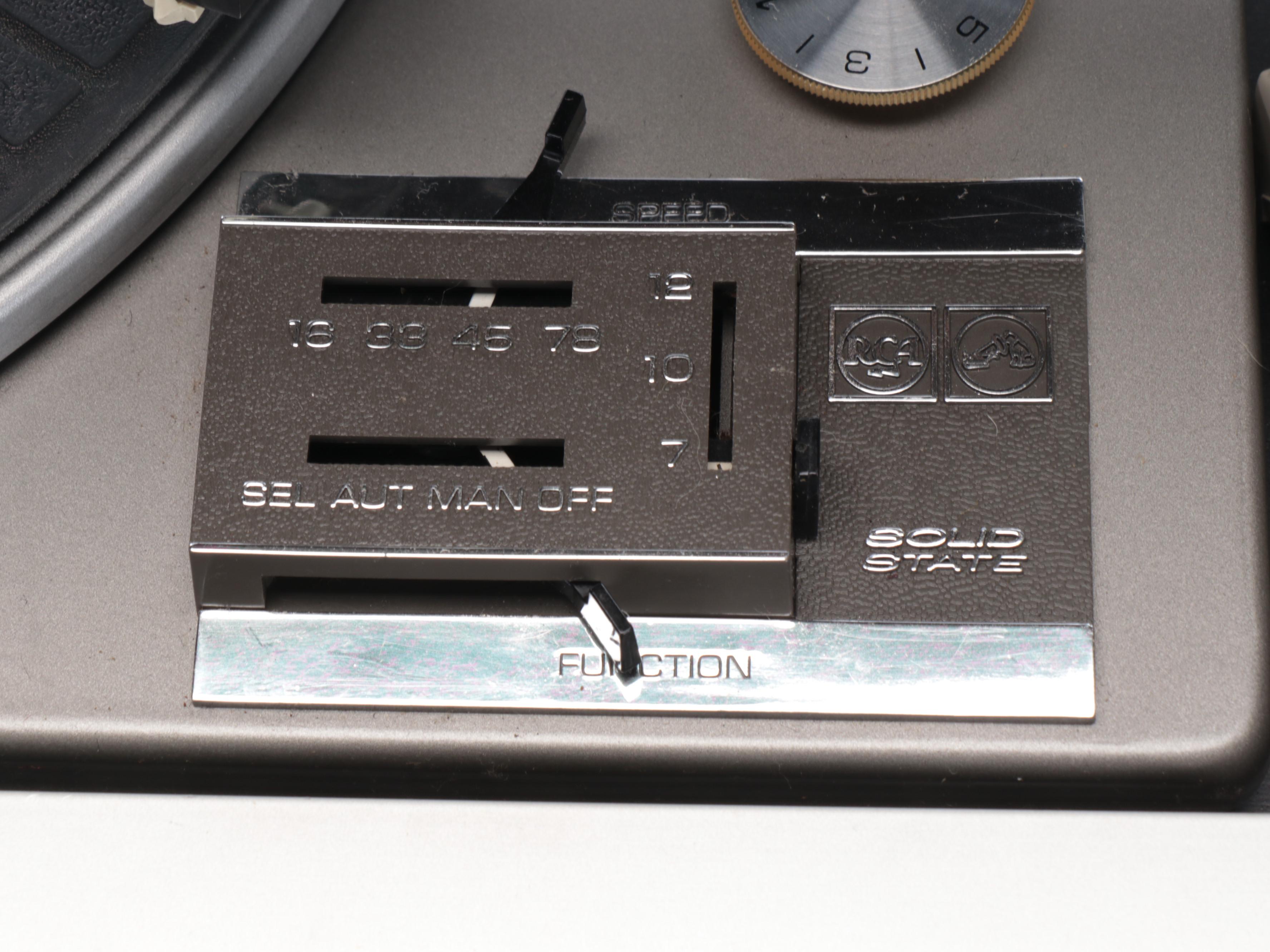 RCA Victor Solid State 4-Speaker Stereo Turntable with Portable Stand