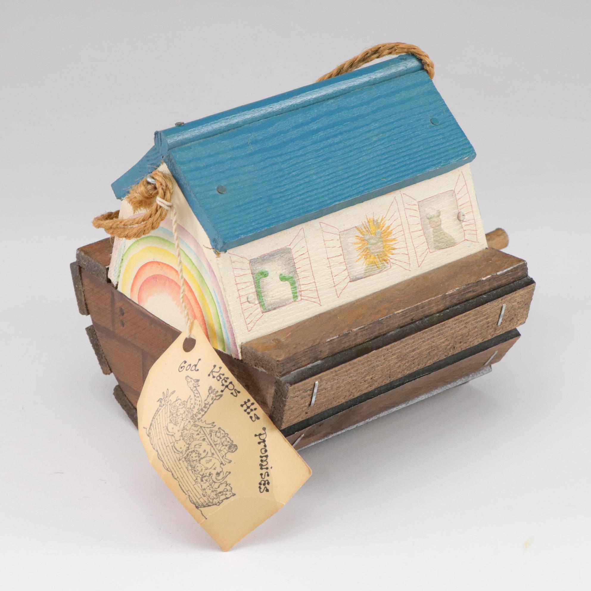 Noah's Ark Themed Bird House and Pill Boxes