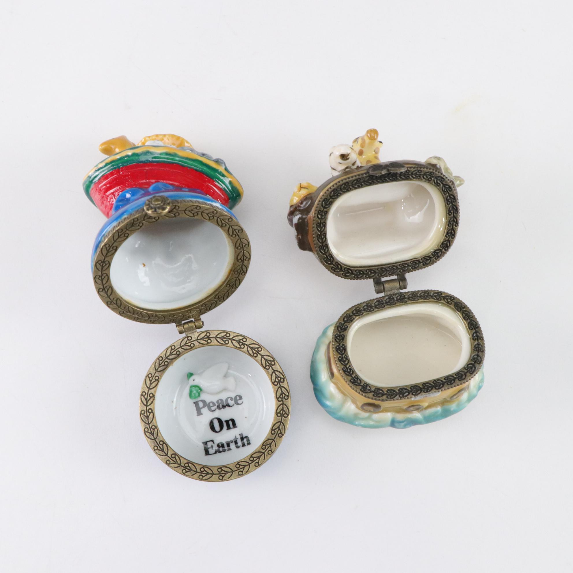 Noah's Ark Themed Bird House and Pill Boxes