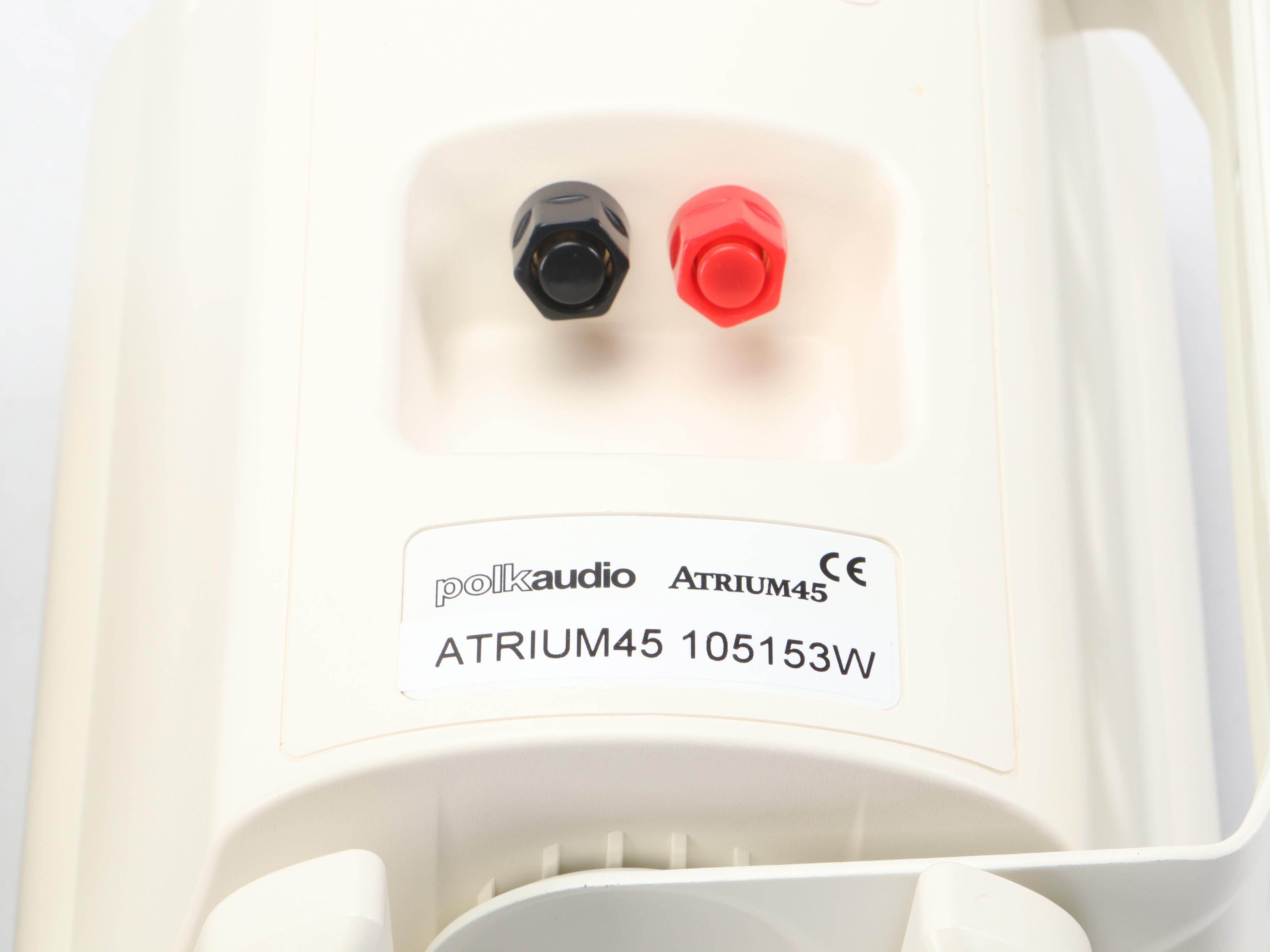 Polk Audio Atrium 45 Multi-Application Series White Indoor/Outdoor Speakers