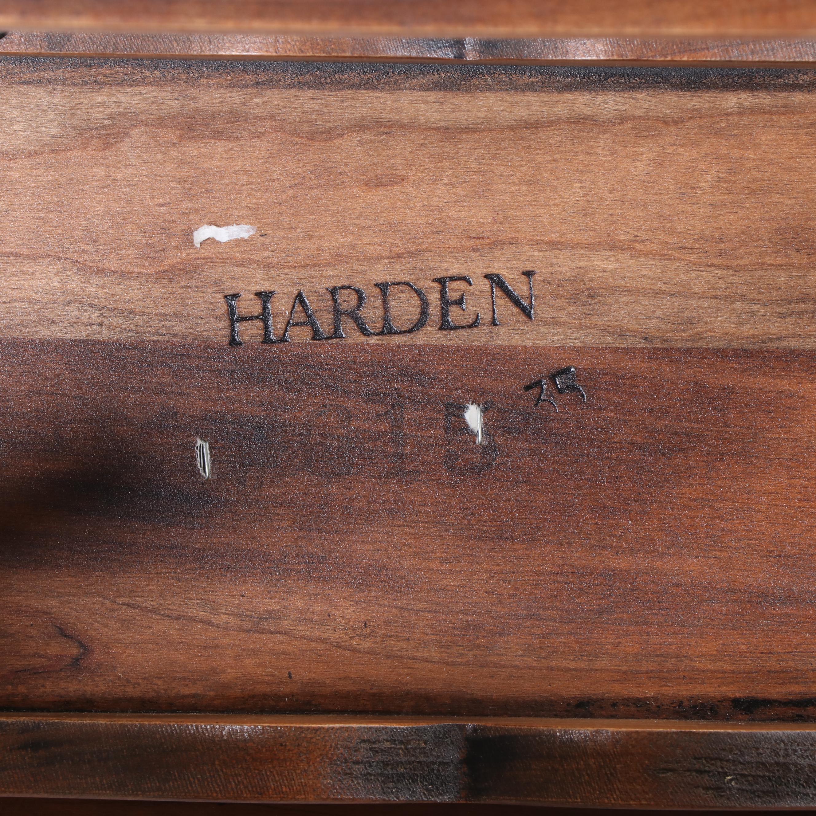 Harden Federal Style Cherry Pineapple Finial Four Poster Bed Frame