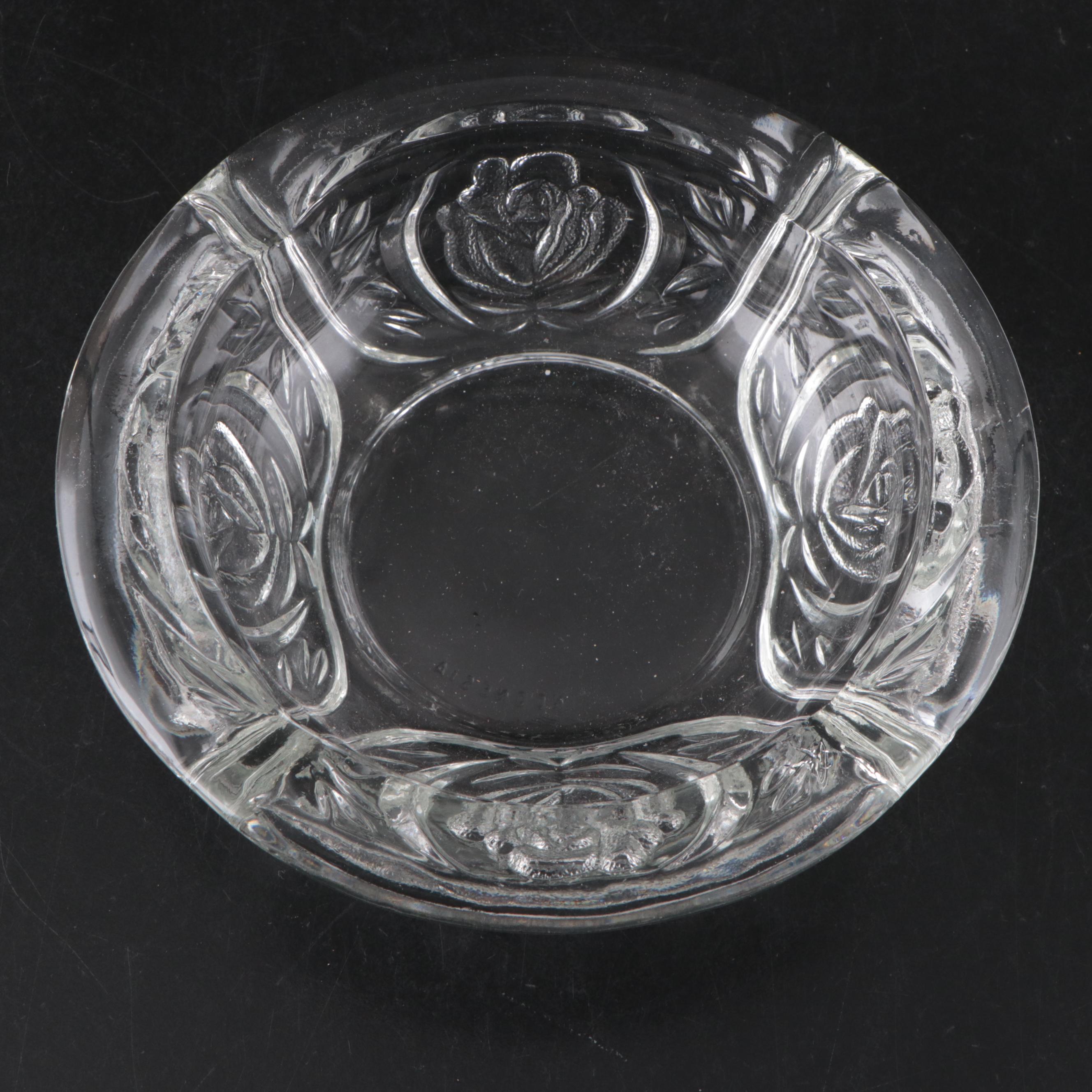 Anchor Hocking "Wexford" Glass Centerpiece with More Glass Table Décor