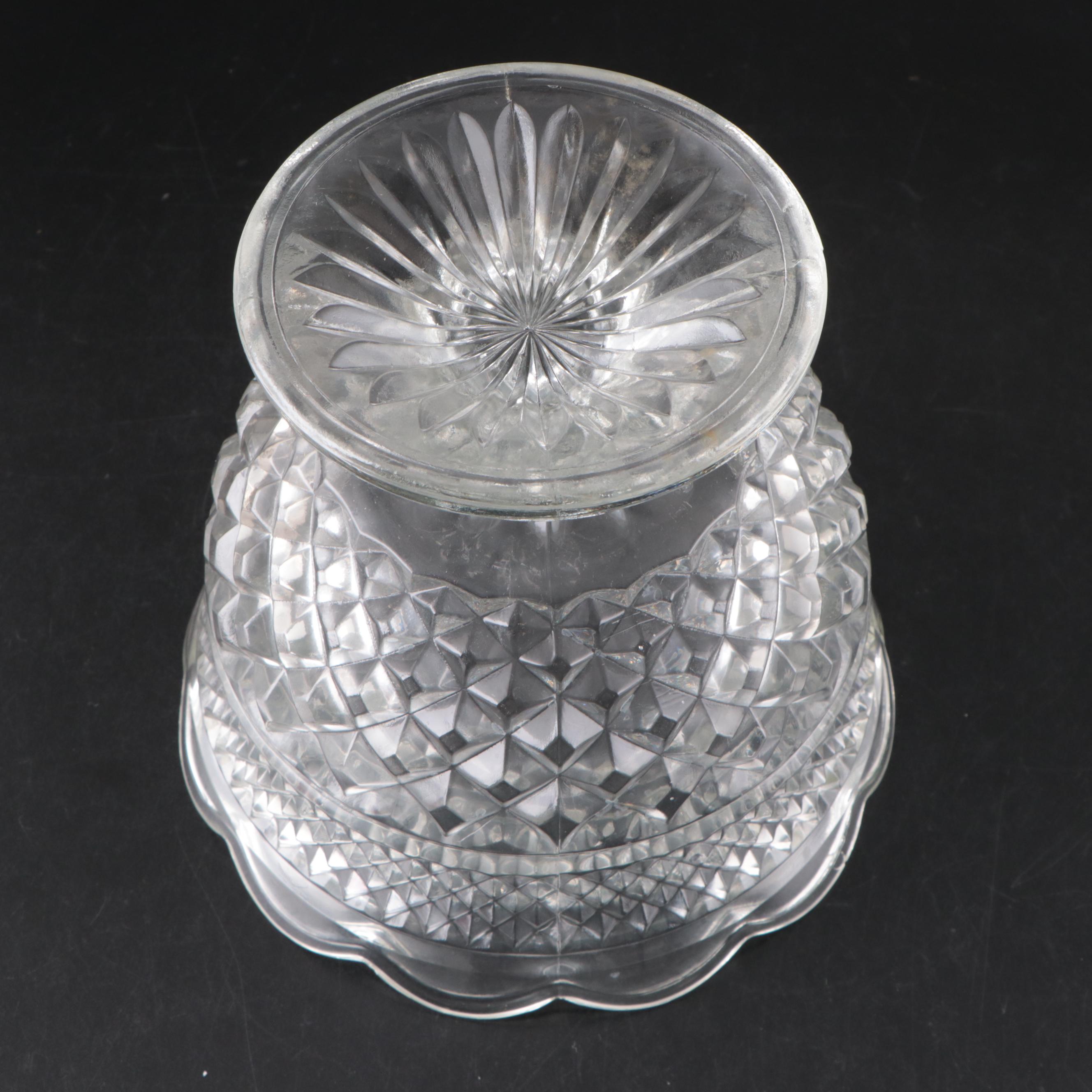 Anchor Hocking "Wexford" Glass Centerpiece with More Glass Table Décor