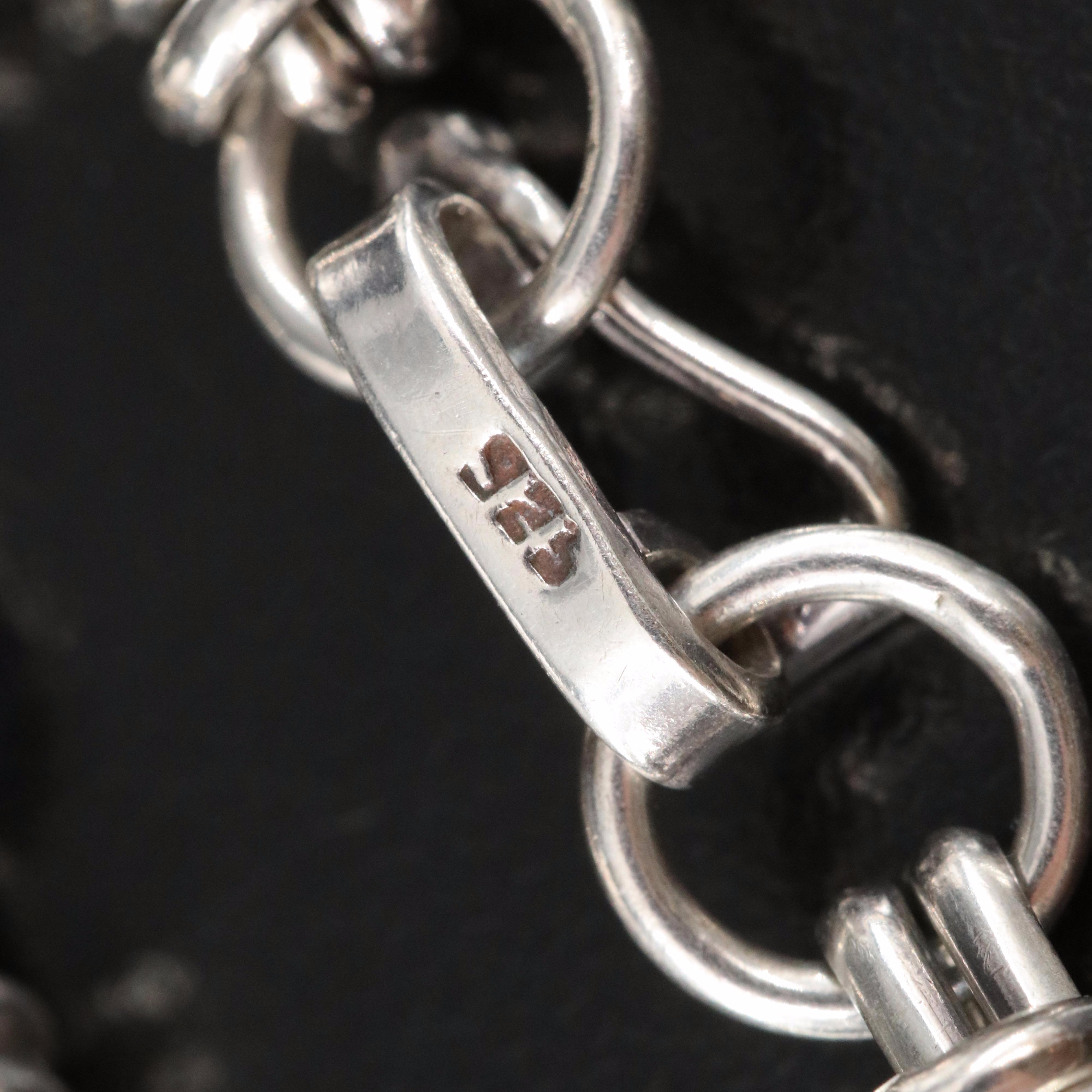 Sterling Fancy Link Bracelet