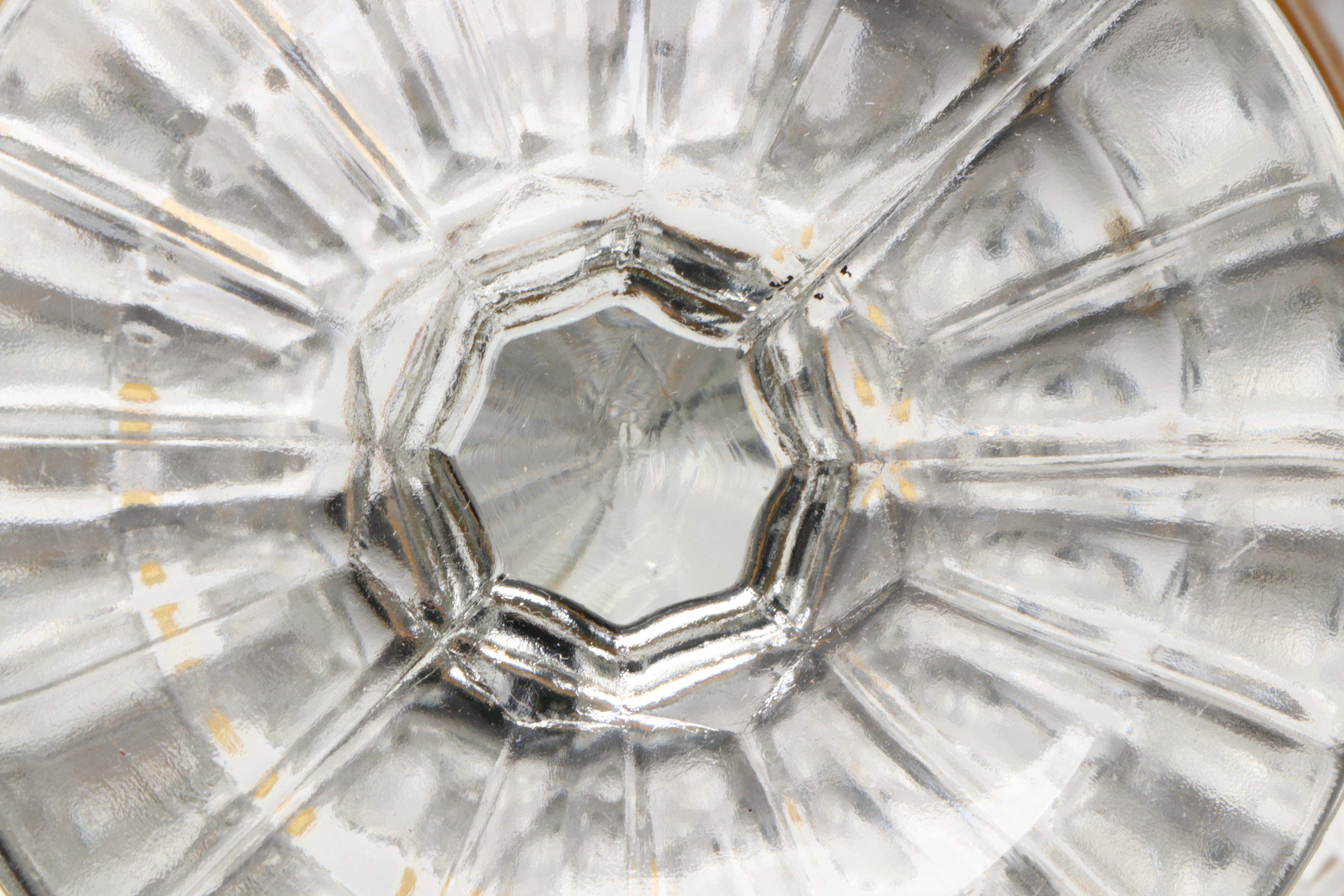 Heisey Glass "Lariat" Basket Vases with Other Glass Candy Dishes and Bells