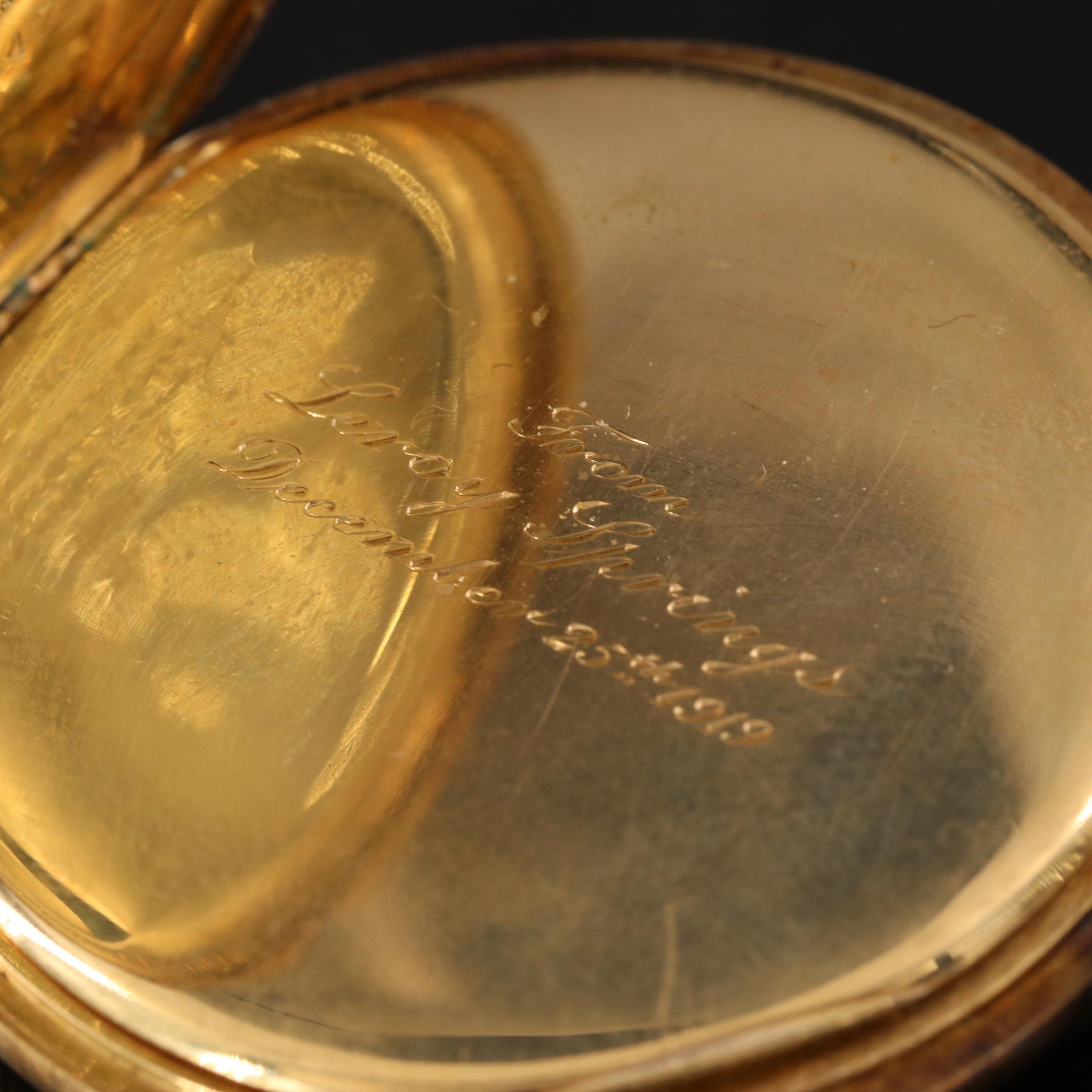 Antique 18K Tiffany and Co. Switzerland Pocket Watch