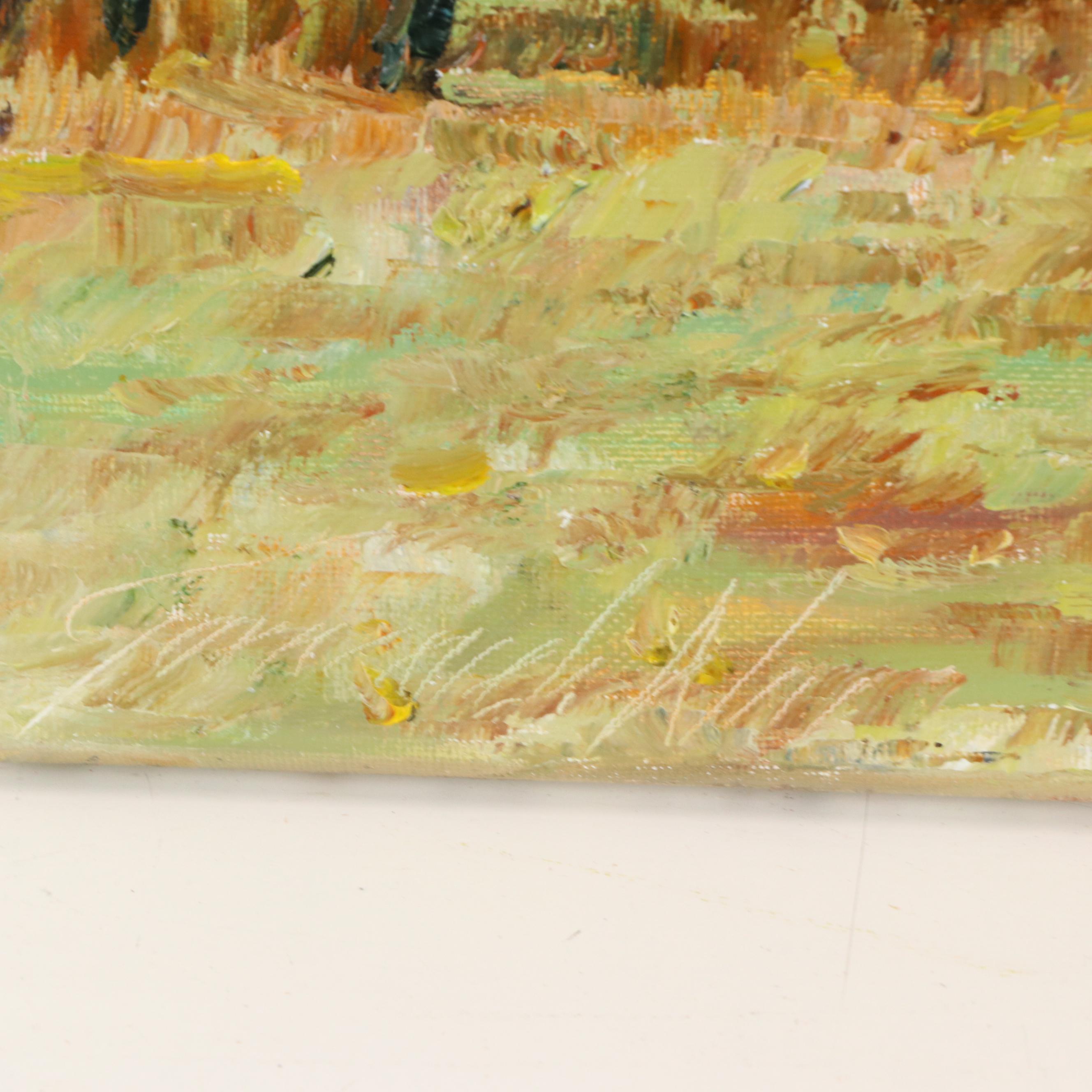 Garncarek Aleksander Forest Landscape Oil Painting, 2024