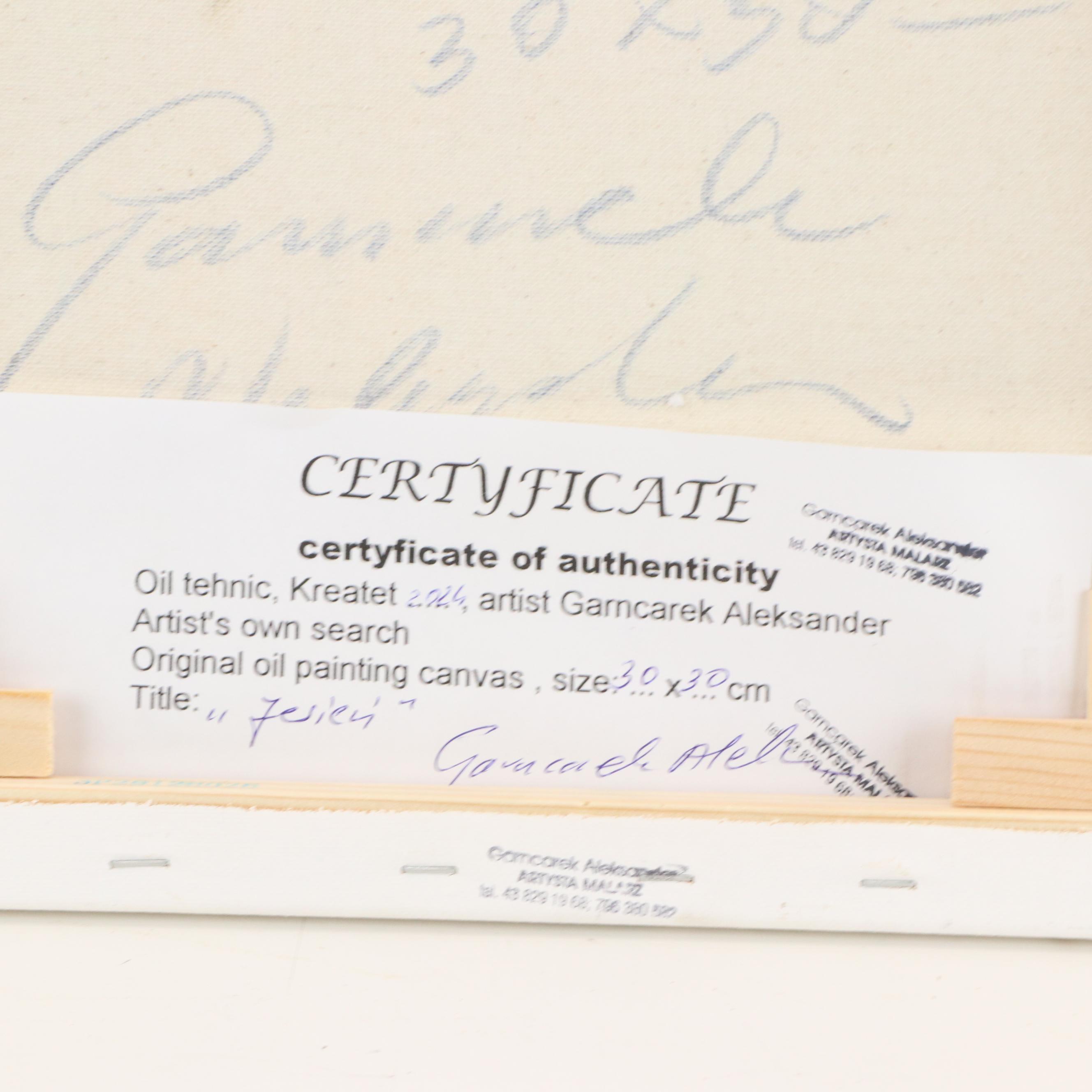 Garncarek Aleksander Forest Landscape Oil Painting, 2024