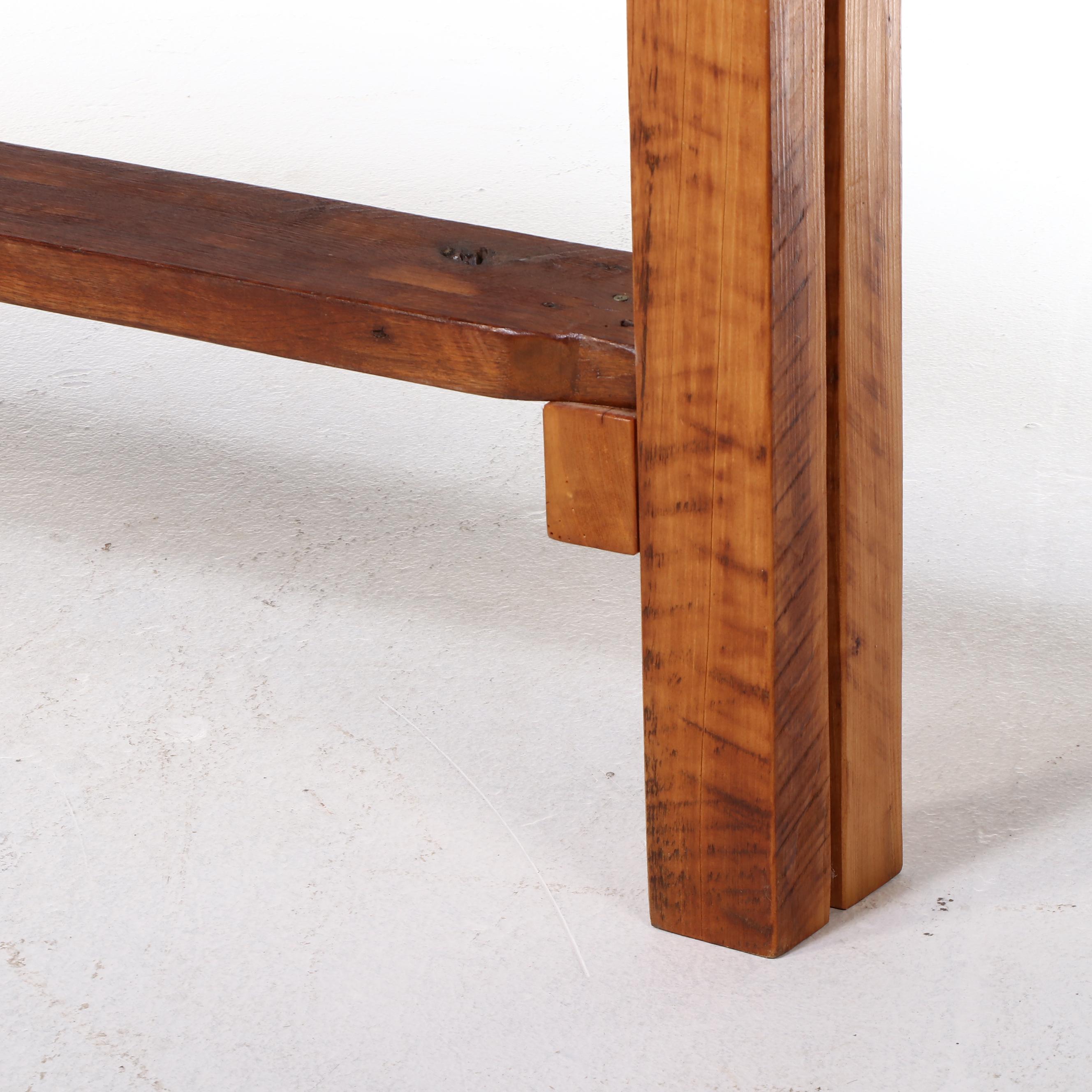 Primitive Style Wooden Narrow Table or Bench