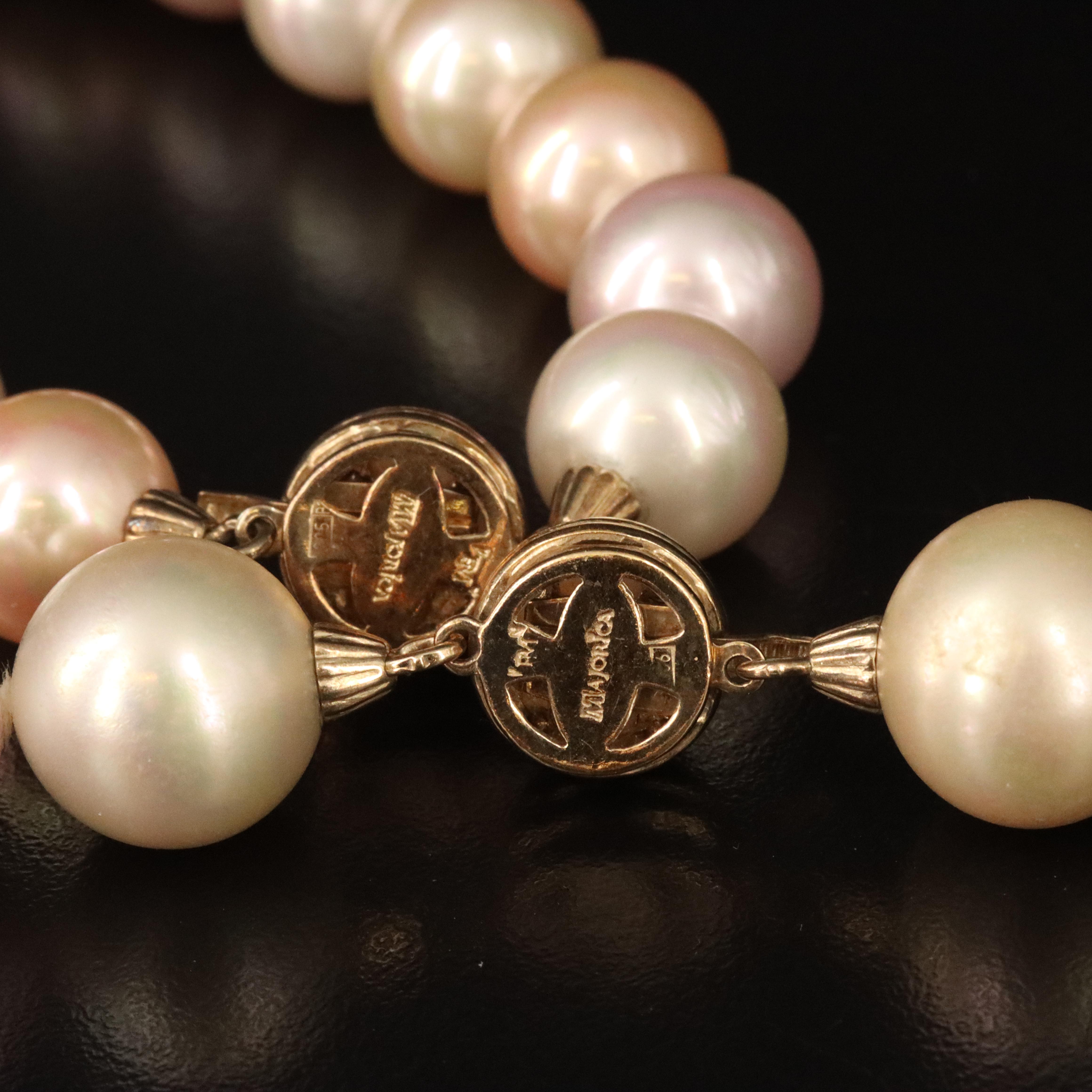 Majorica Sterling Faux Pearl Necklace and Bracelet Set