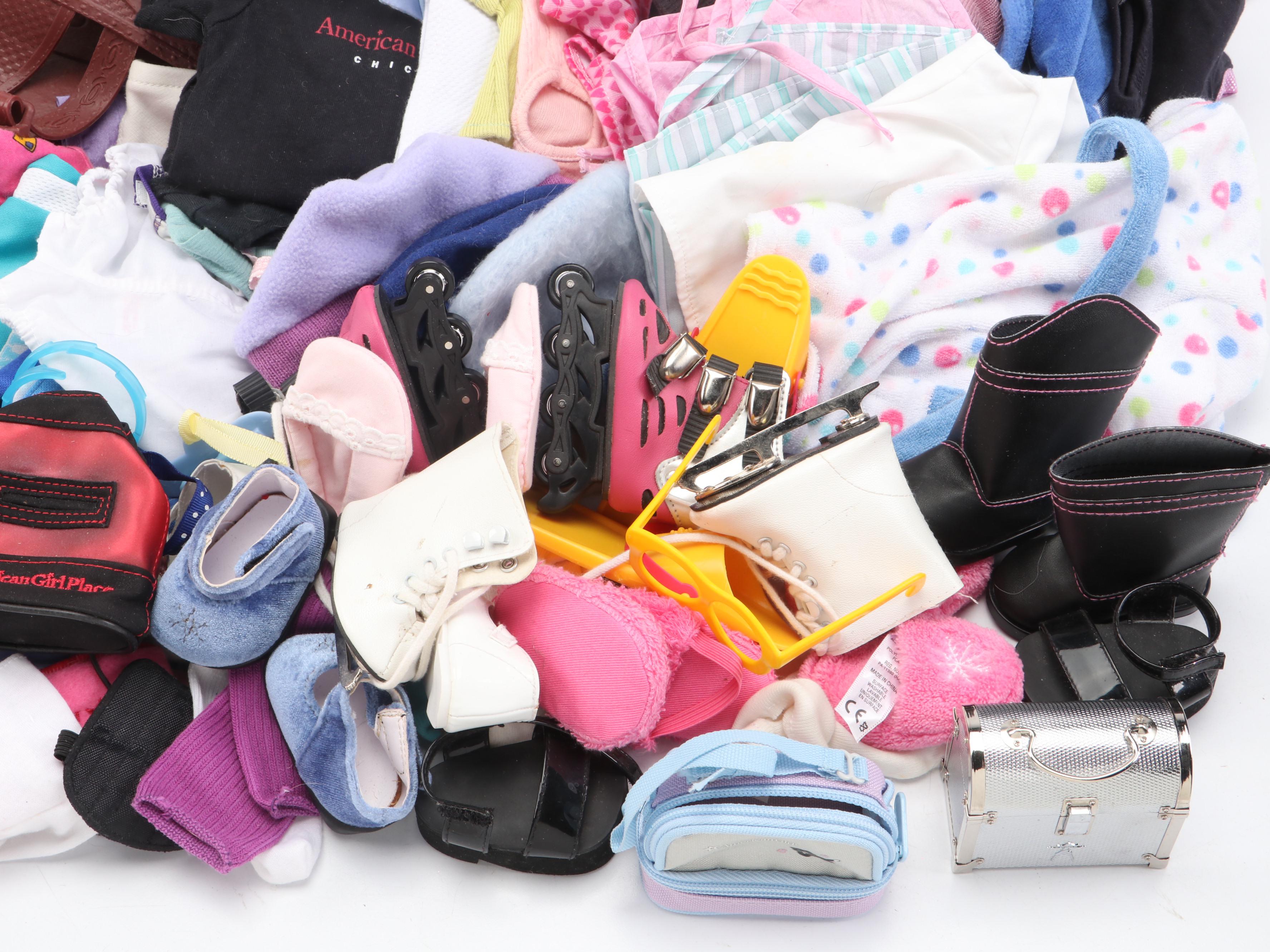 American Girl "Julie Albright" with Other Dolls and Accessories