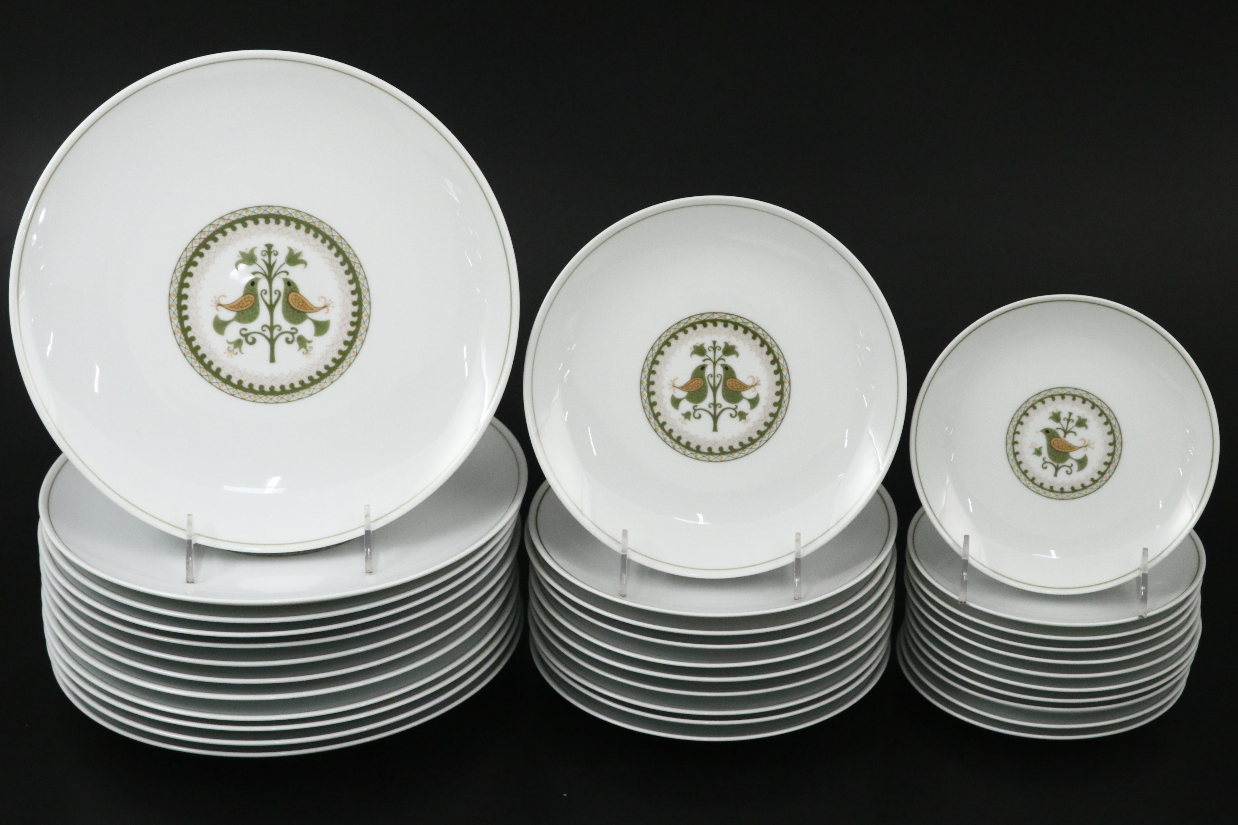 Noritake "Hermitage" Porcelain Dinnerware, 1961-1975