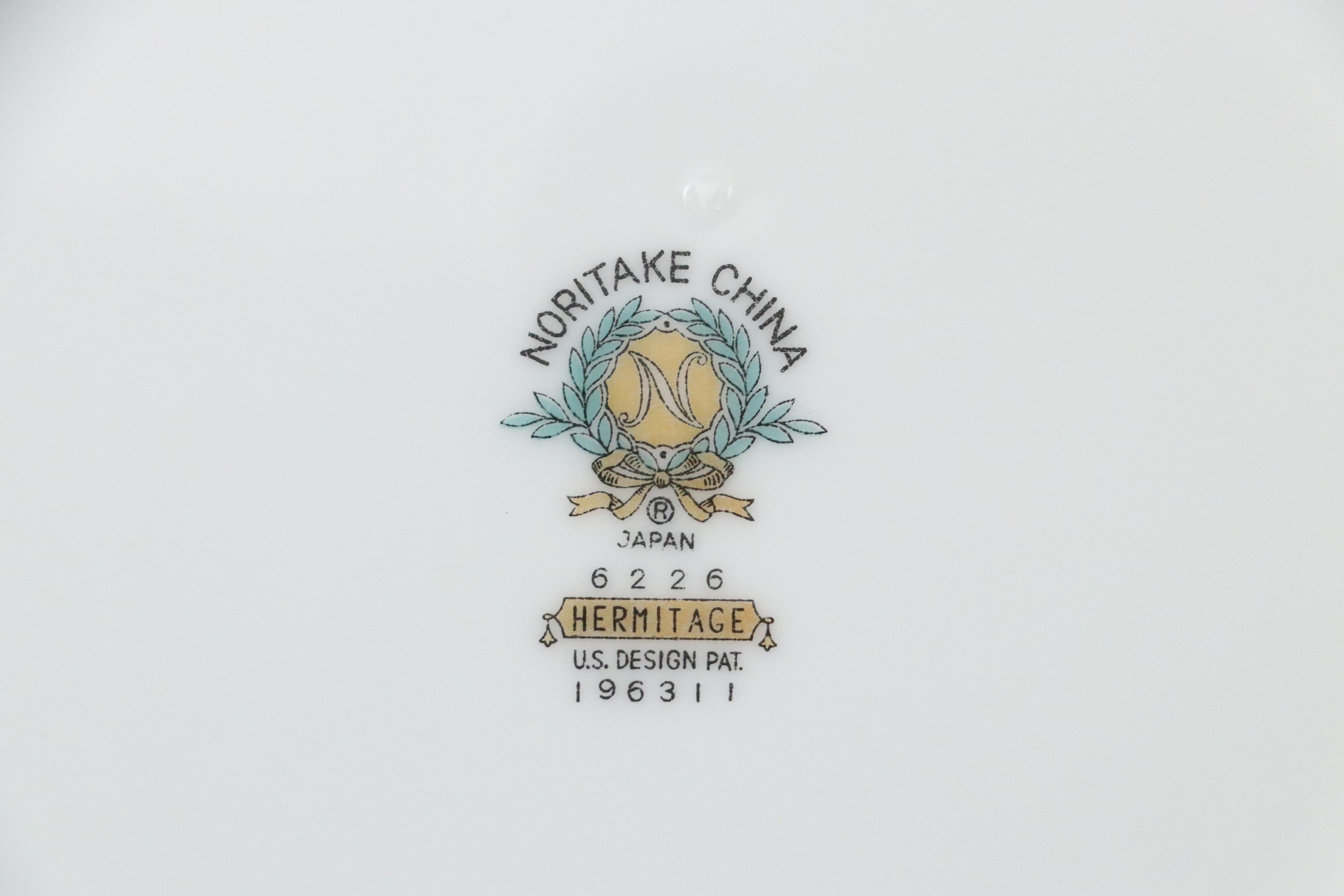 Noritake "Hermitage" Porcelain Dinnerware, 1961-1975