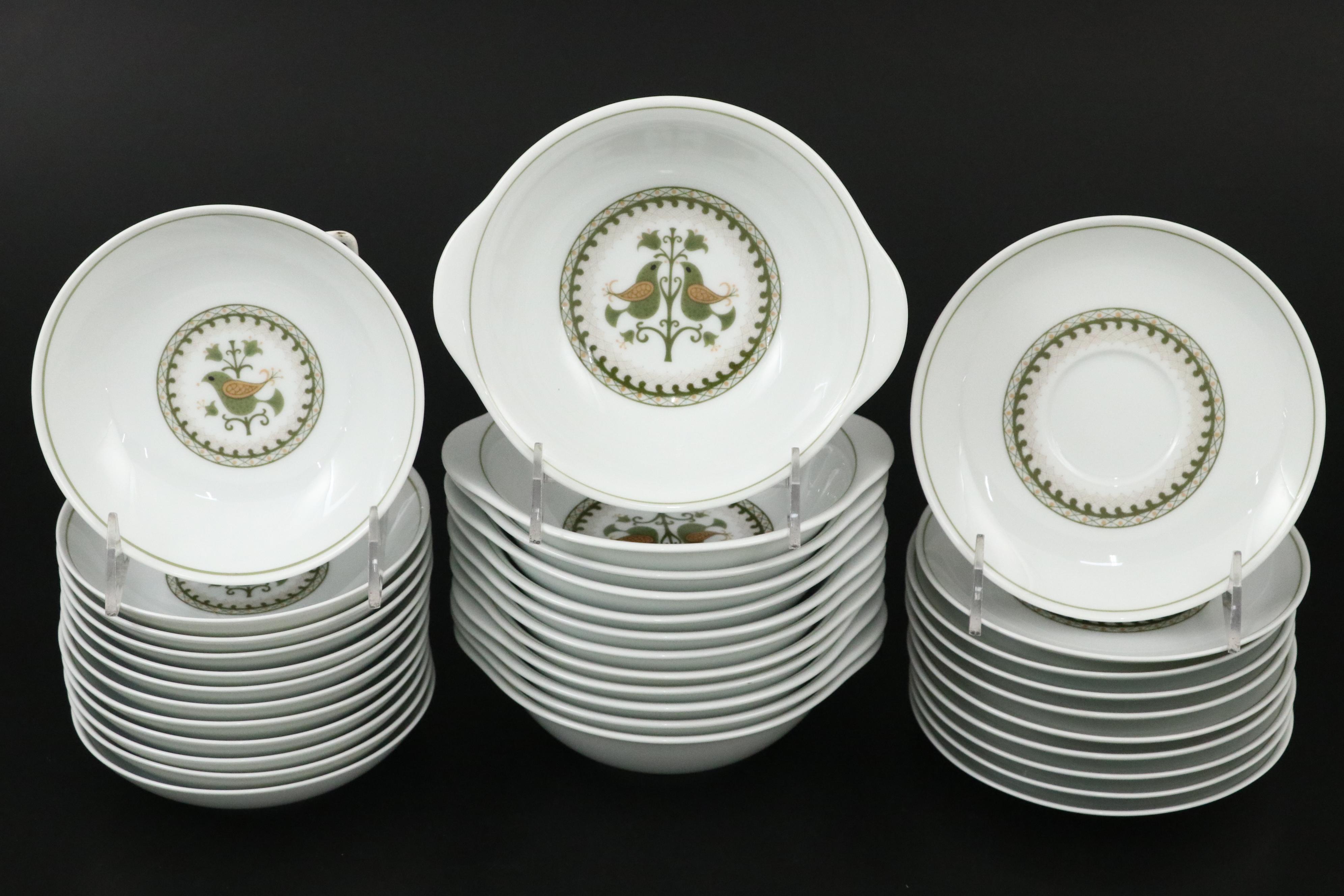 Noritake "Hermitage" Porcelain Dinnerware, 1961-1975
