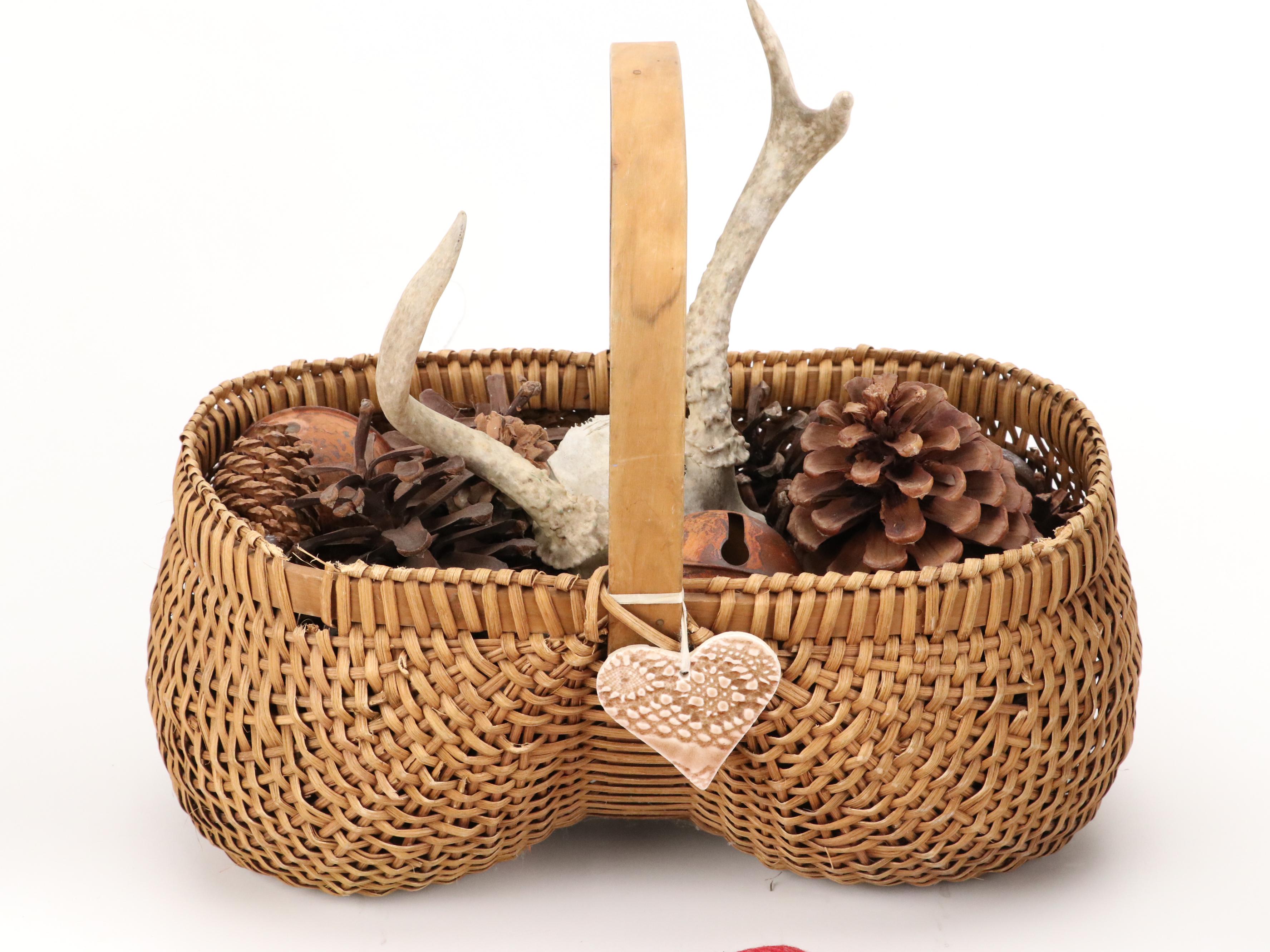 Knit Christmas Stockings with Other Christmas Decor