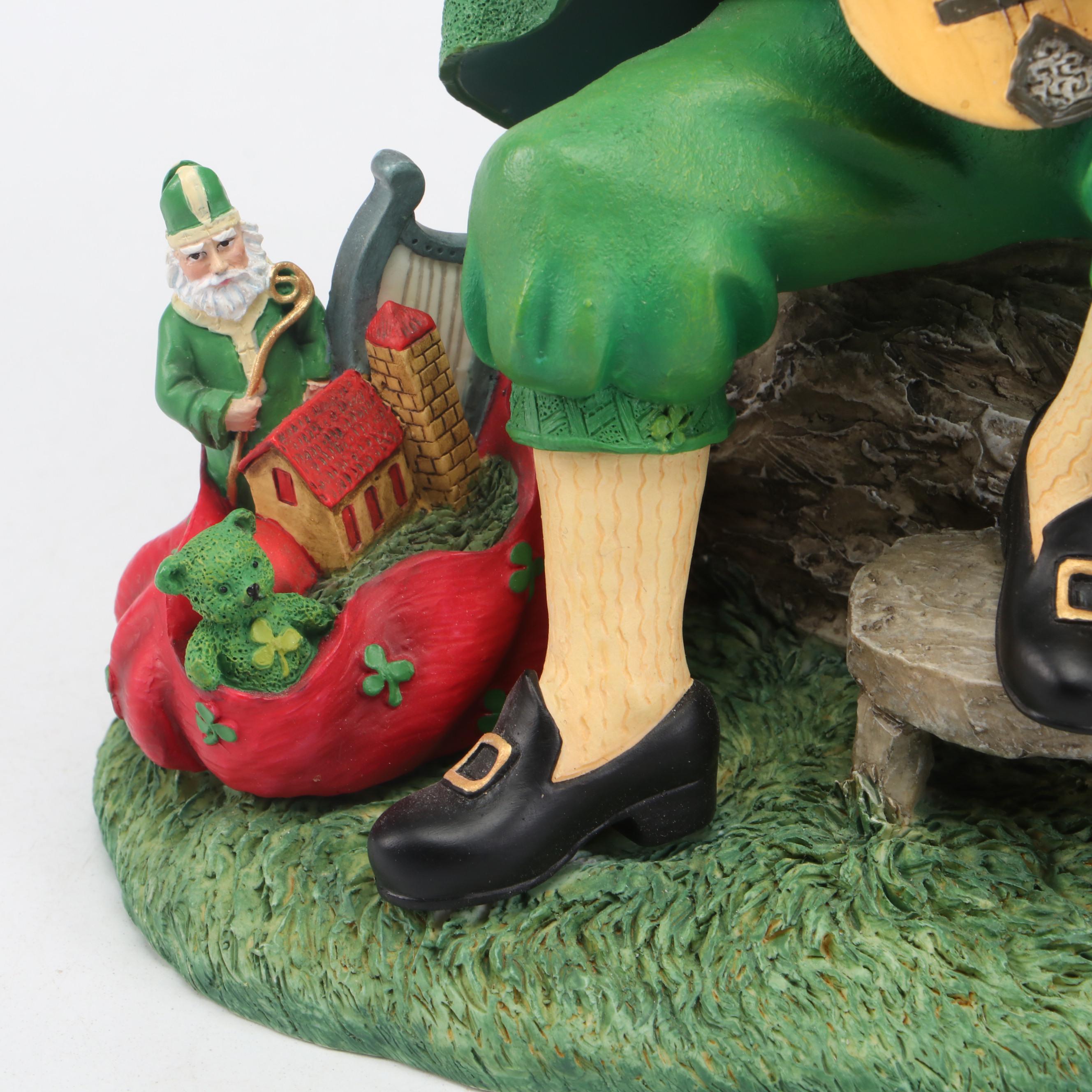 Pipka Resin "Celtic Irish Santa" and "Ireland" Santas, 2004-2005
