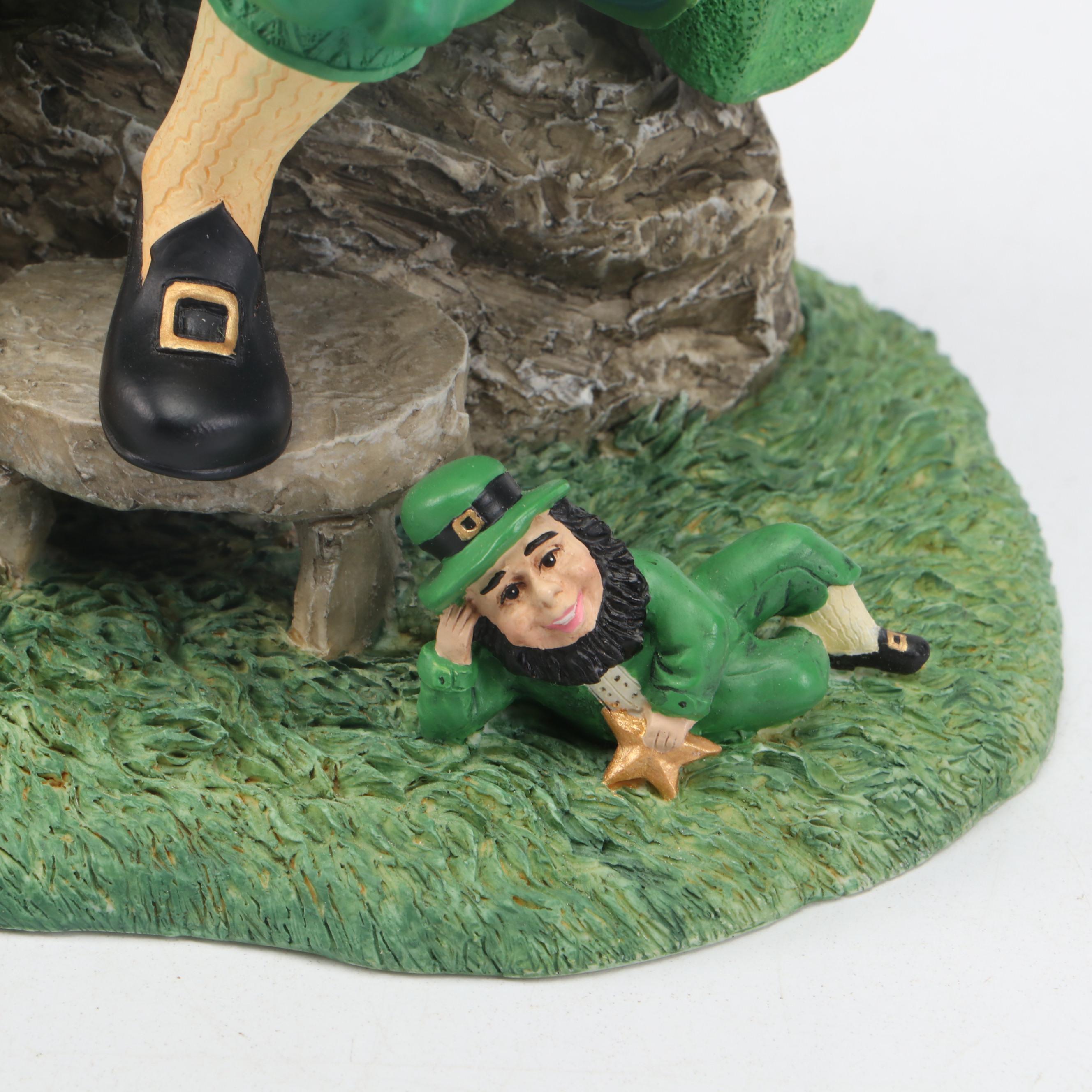 Pipka Resin "Celtic Irish Santa" and "Ireland" Santas, 2004-2005