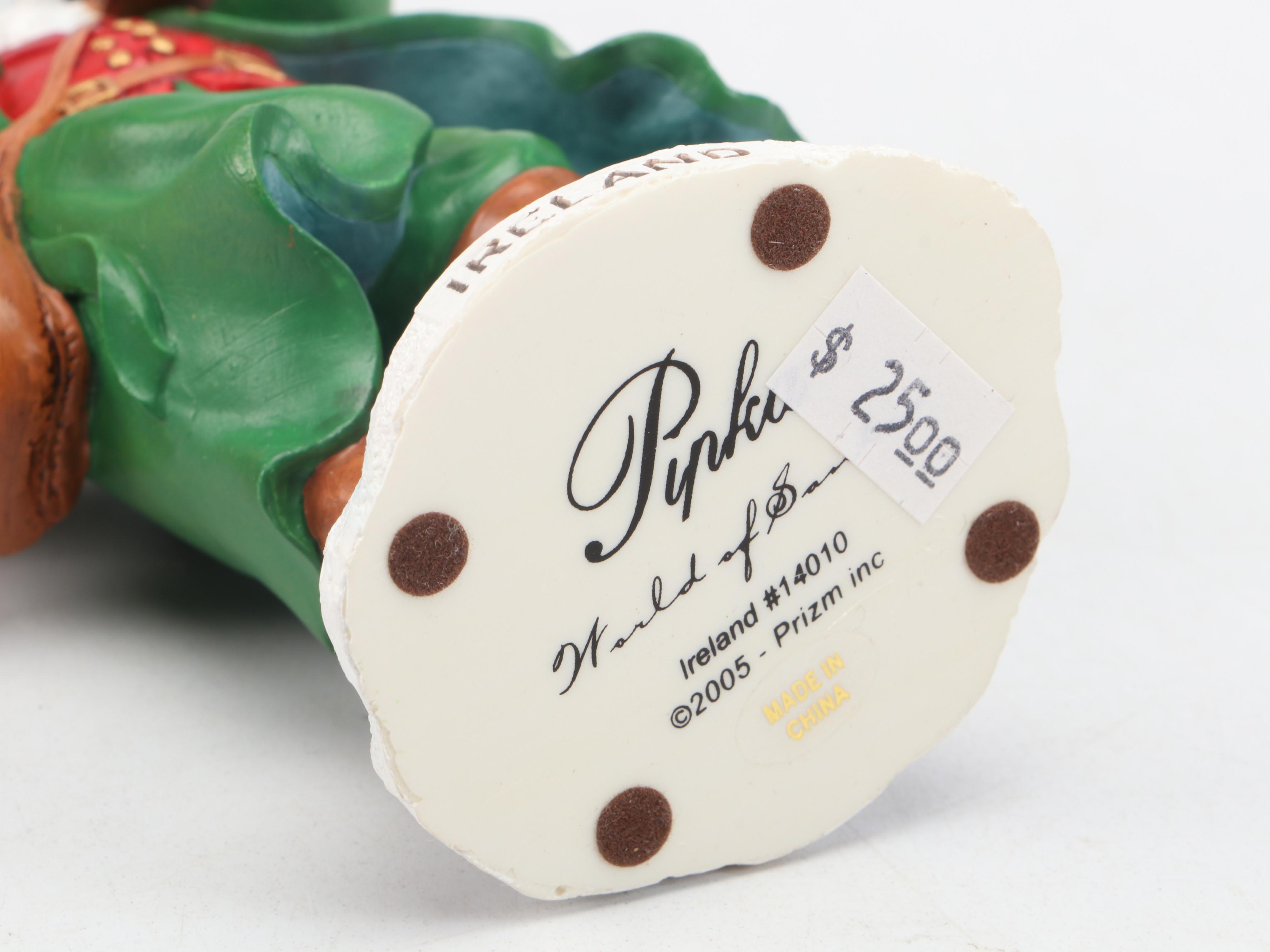 Pipka Resin "Celtic Irish Santa" and "Ireland" Santas, 2004-2005