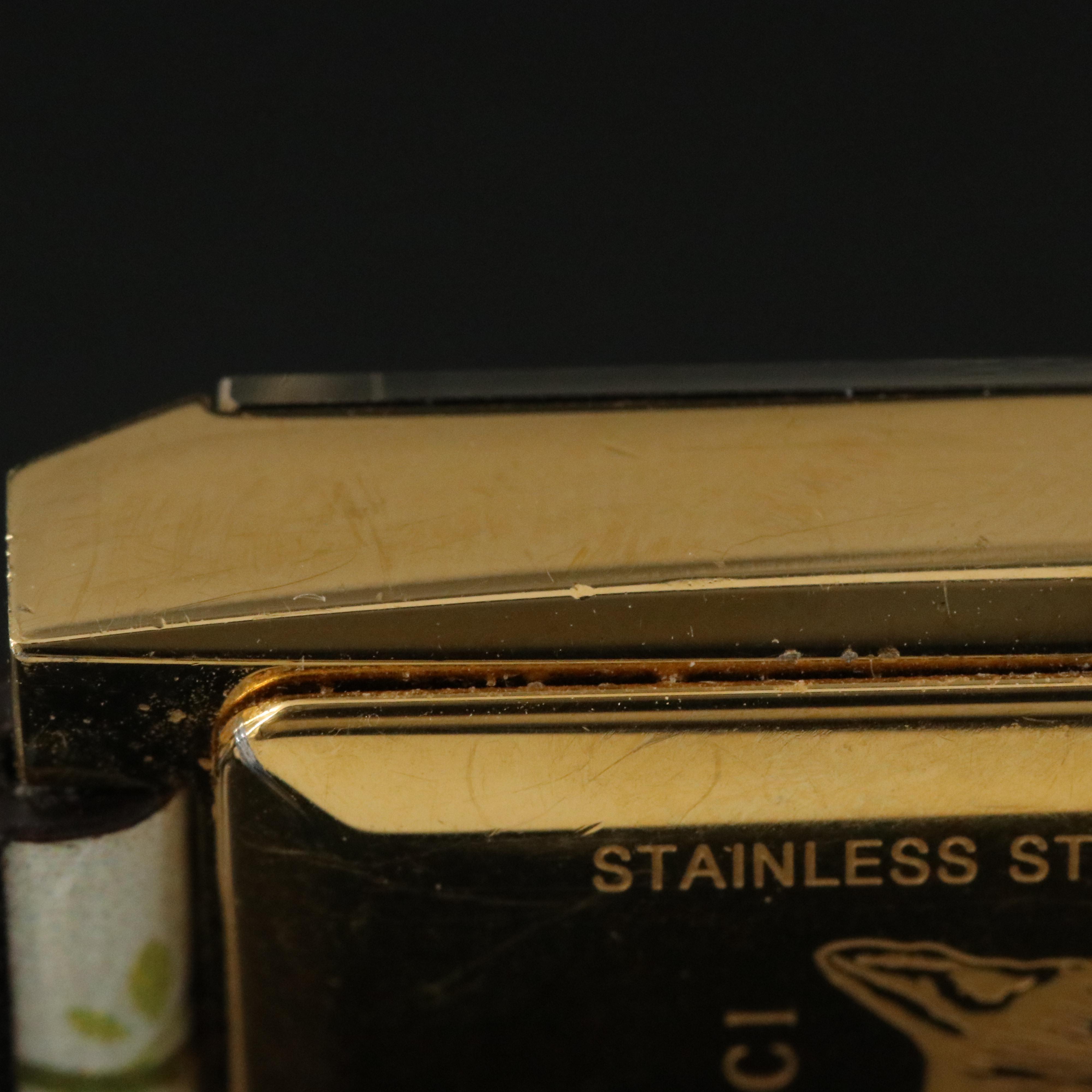 Gucci Swiss Made Floral Design Tank Shape Watch