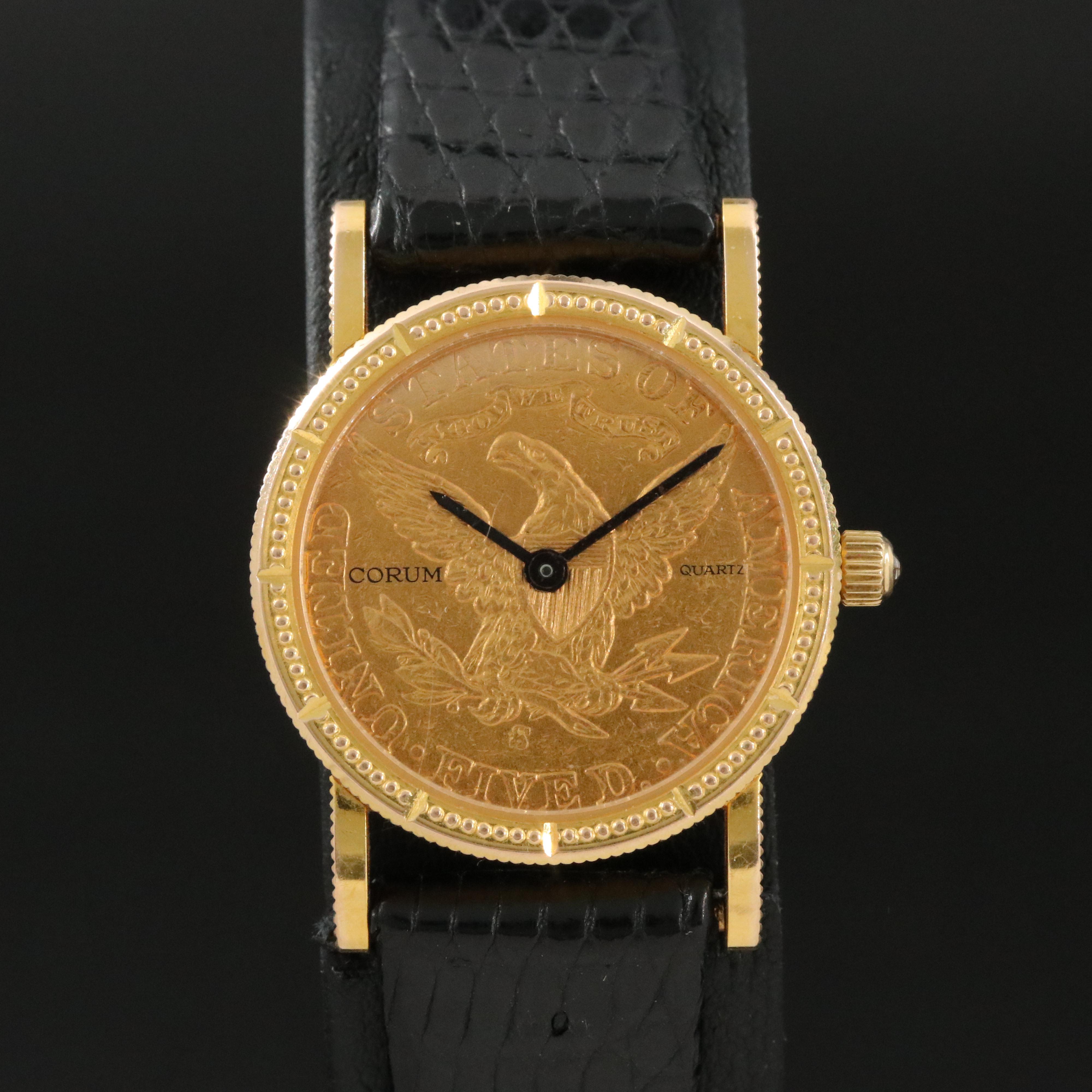 18K Corum 1893 Liberty Head $5 Coin Watch