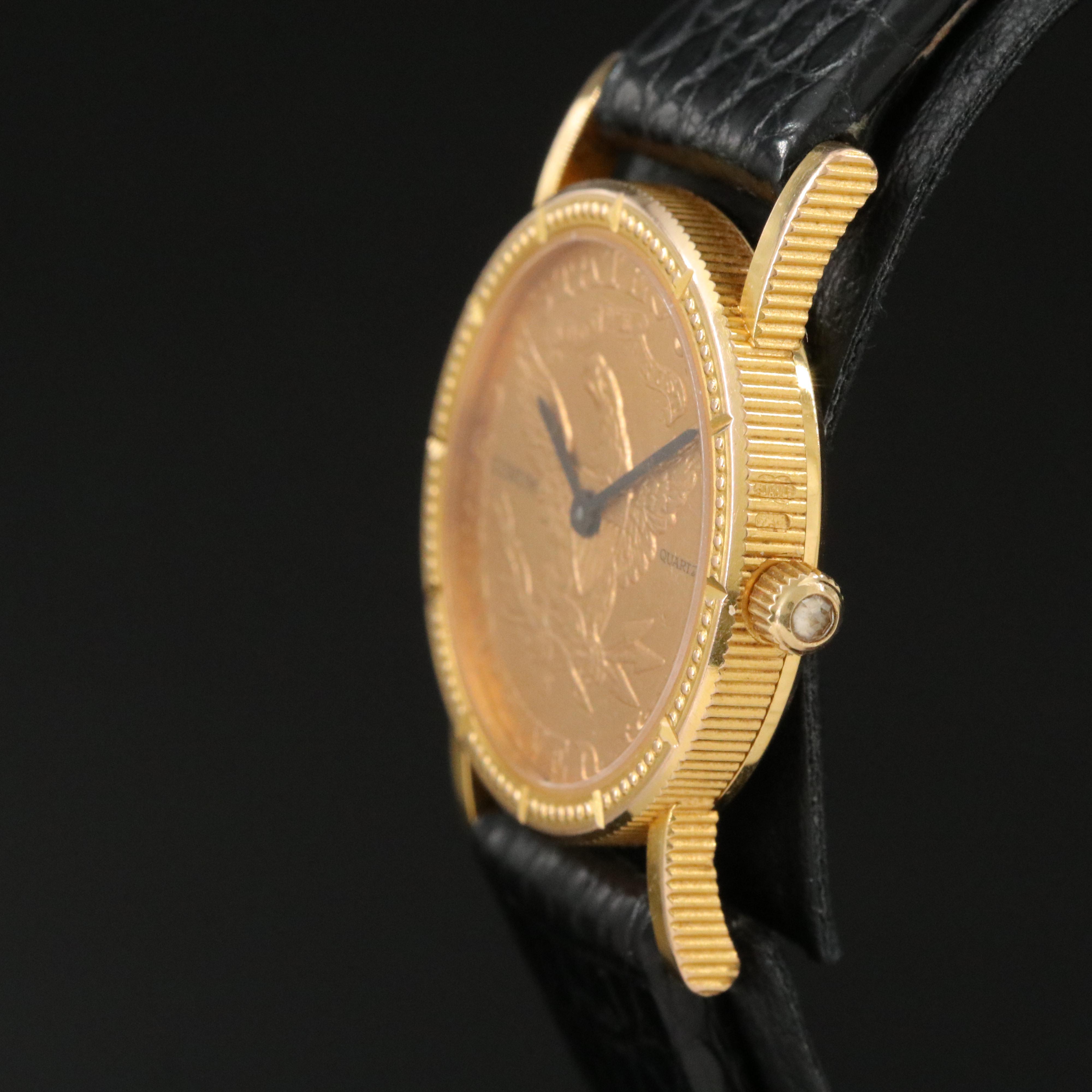 18K Corum 1893 Liberty Head $5 Coin Watch