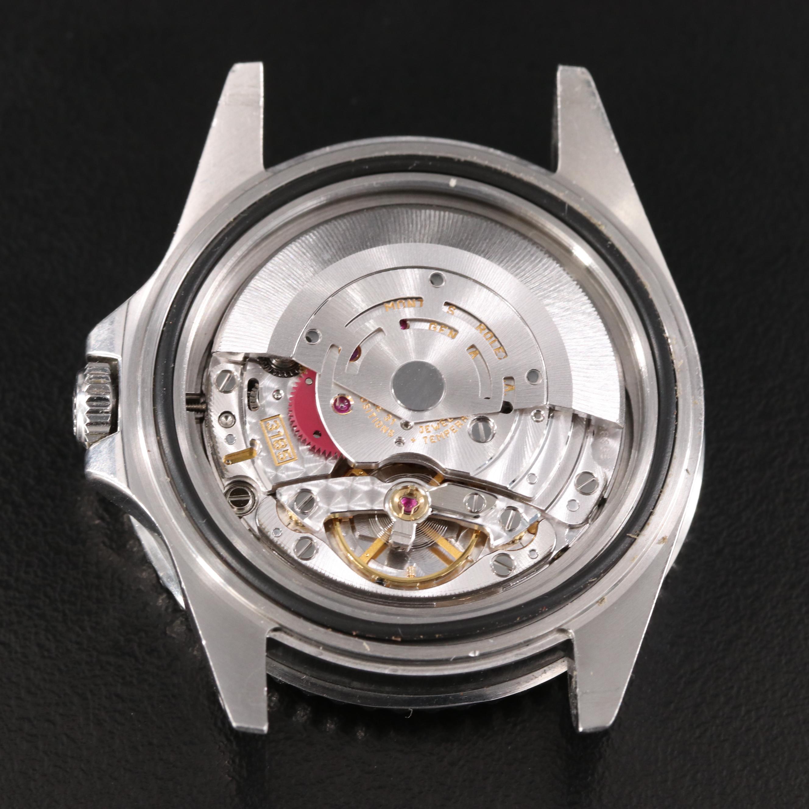 2000 Rolex GMT-Master II Red and Black "Coke" Bezel Watch