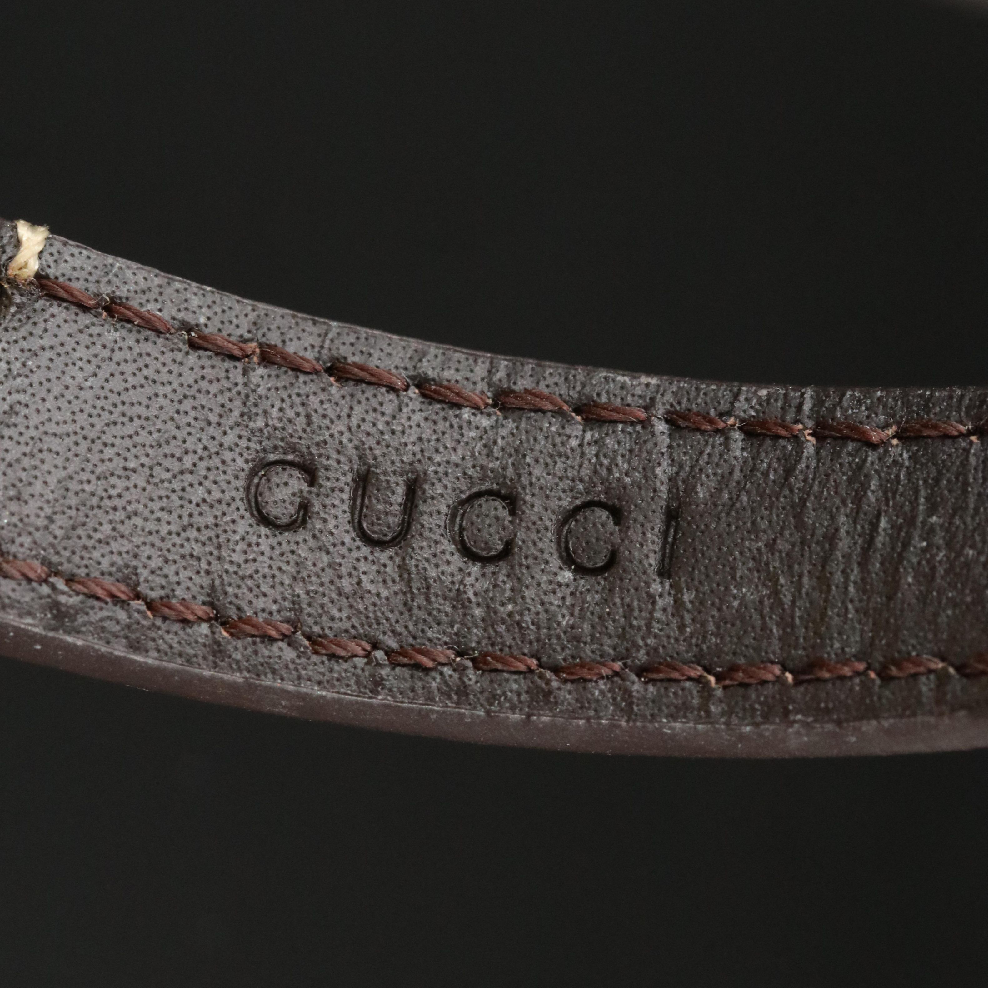 Gucci Swiss Made Floral Design Tank Shape Watch