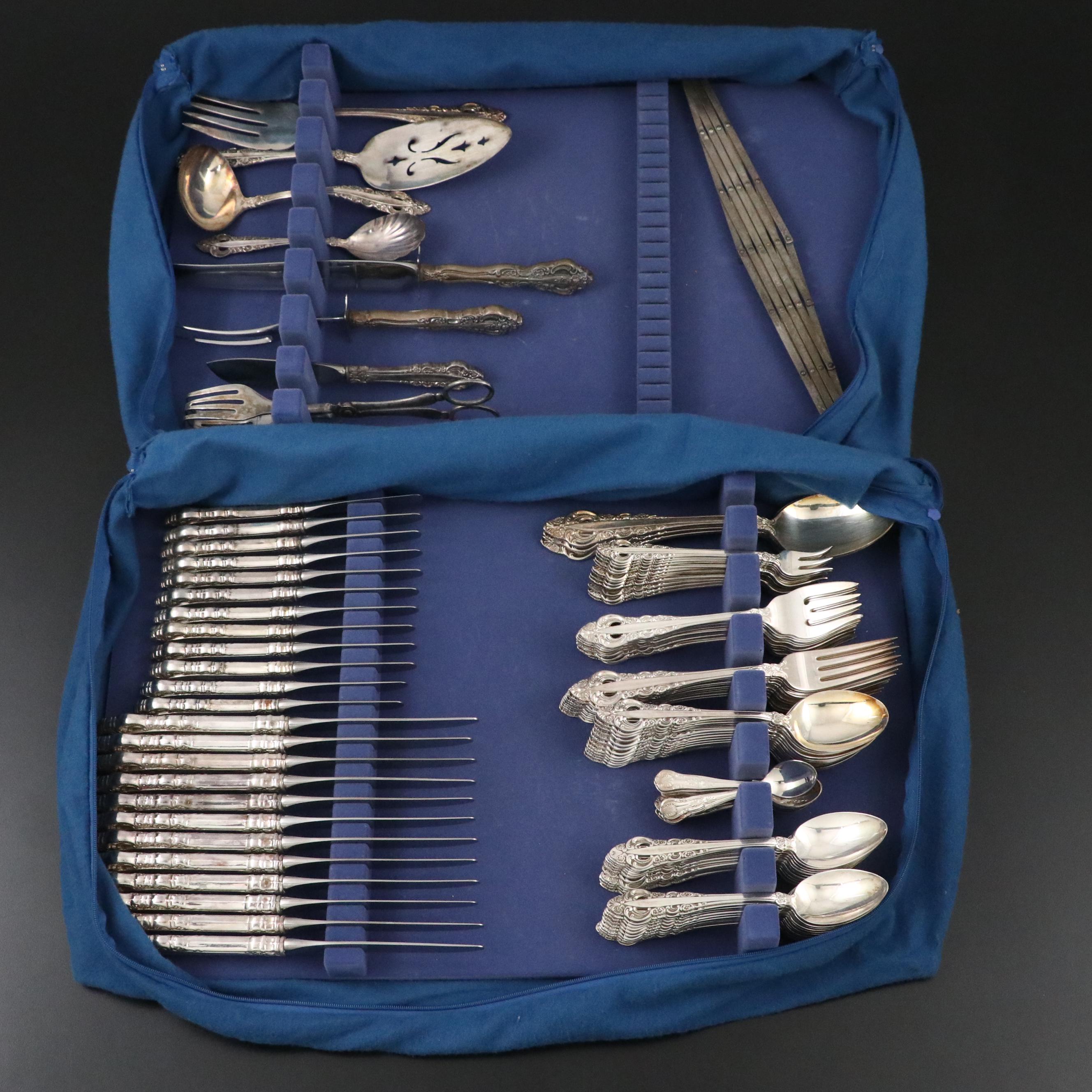 Reed & Barton "Silver Majesty" and Other Silver Plate Flatware and Utensils