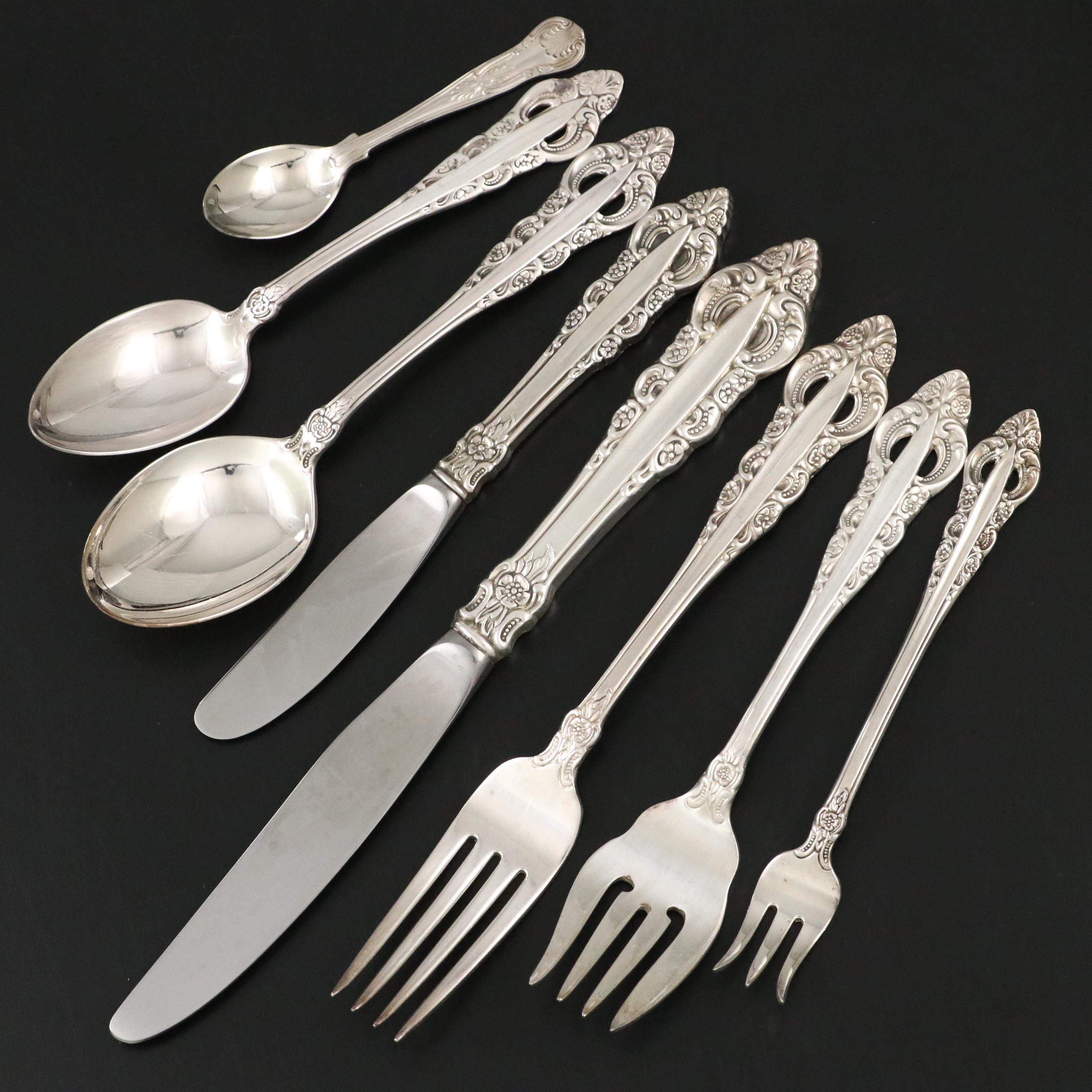 Reed & Barton "Silver Majesty" and Other Silver Plate Flatware and Utensils