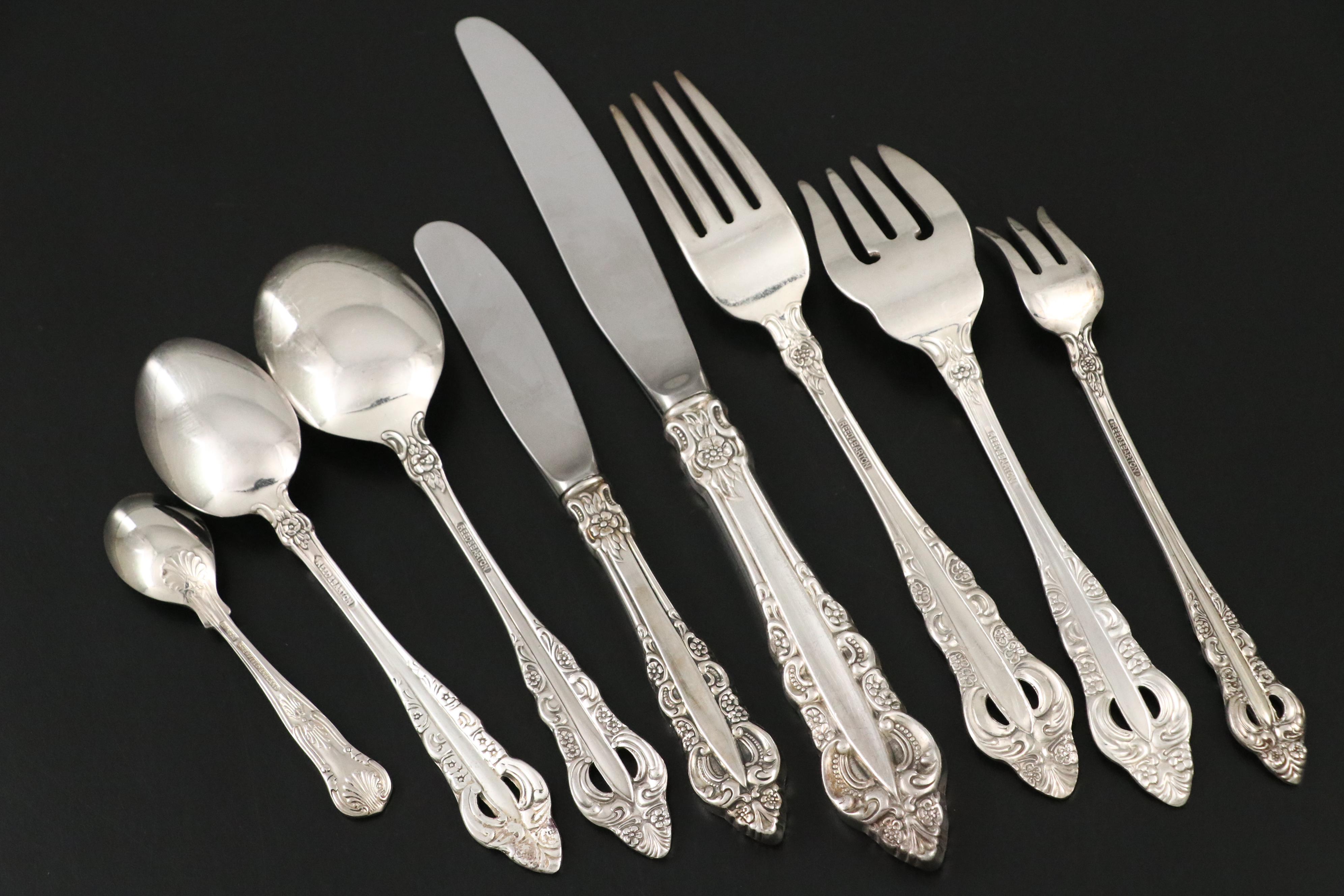 Reed & Barton "Silver Majesty" and Other Silver Plate Flatware and Utensils