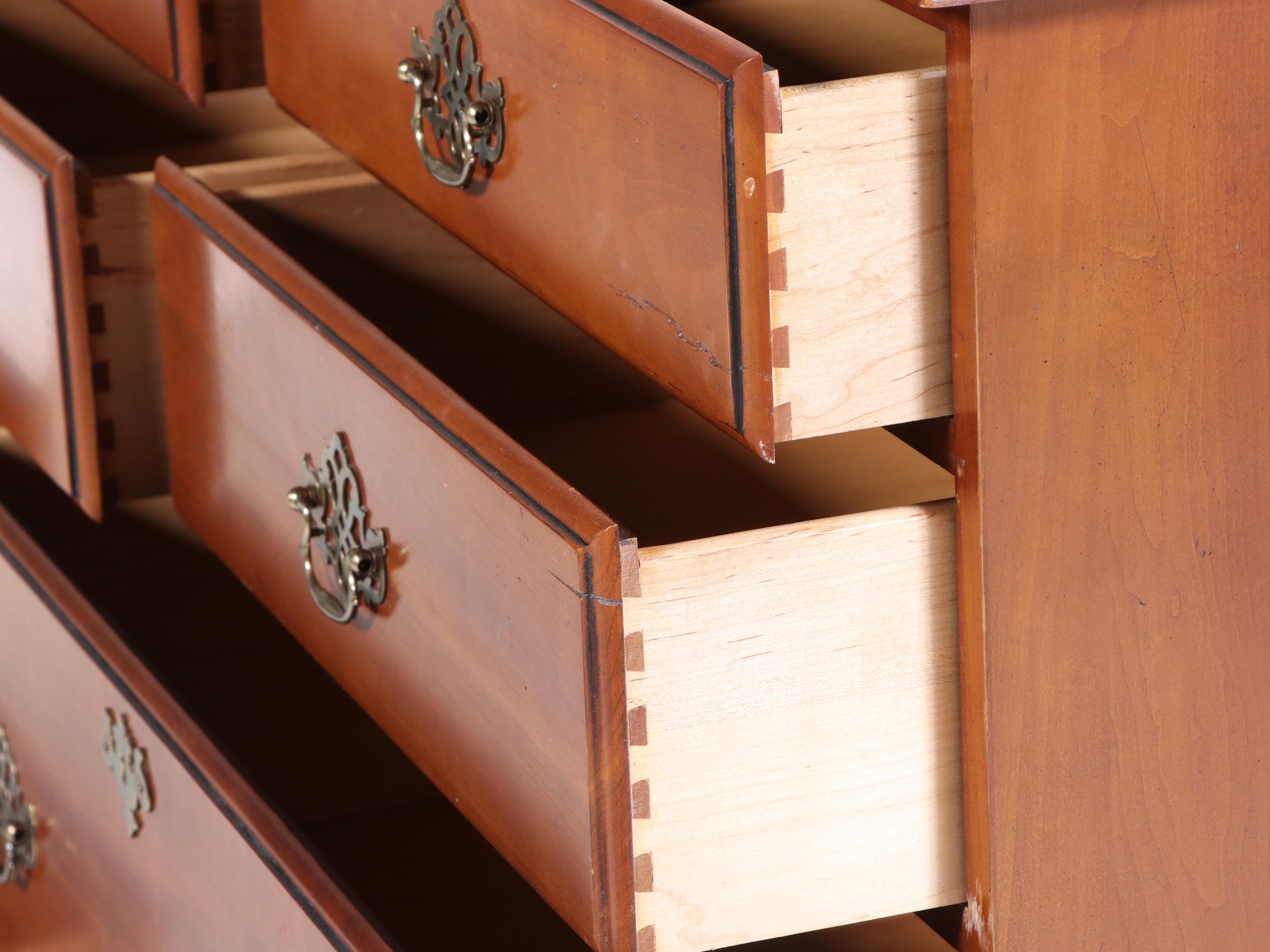 Harden Chippendale Style Cherrywood Ten-Drawer Dresser