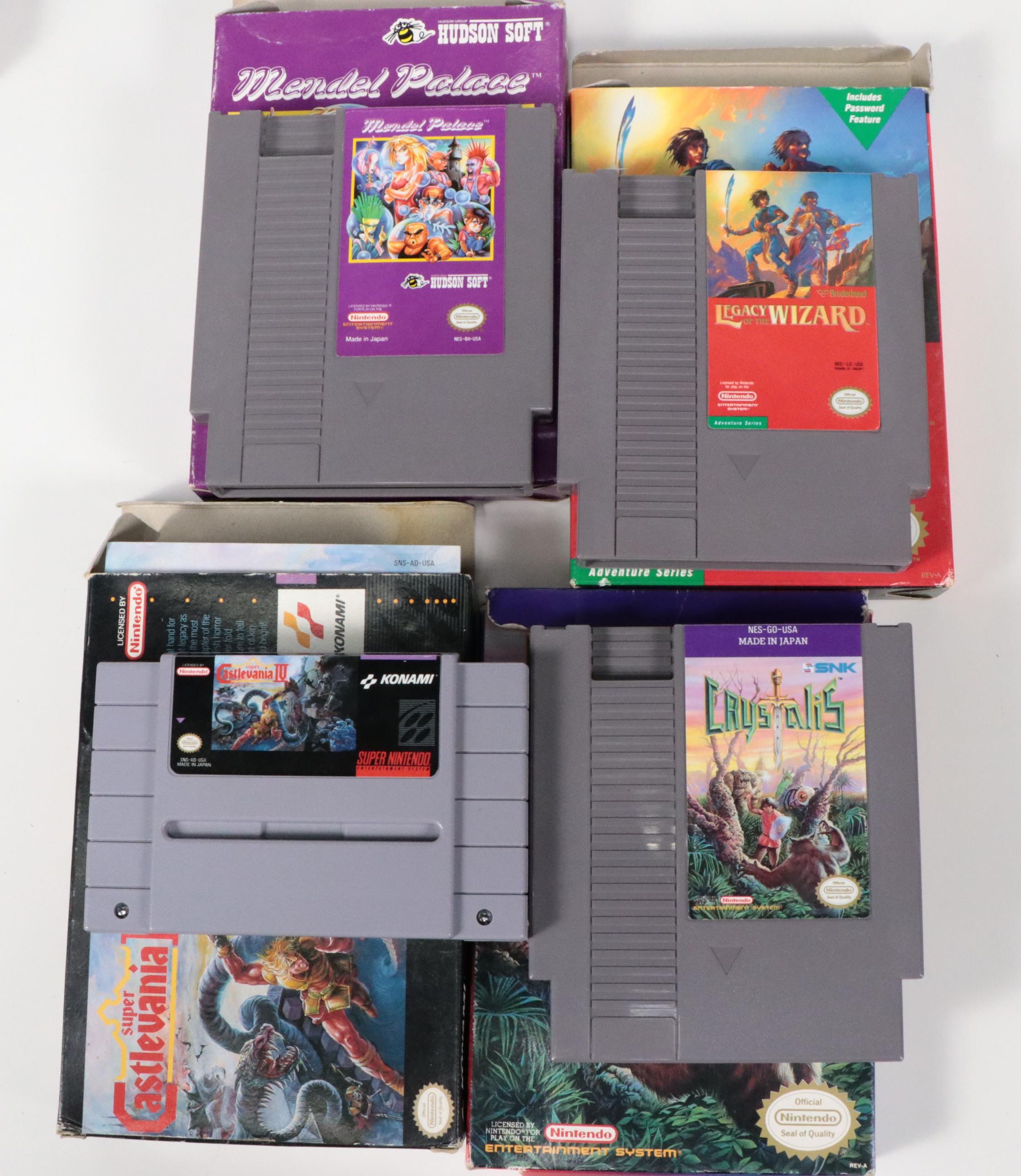 Nintendo Entertainment System w/ Zelda, Castlevania IV, Final Fantasy II & More