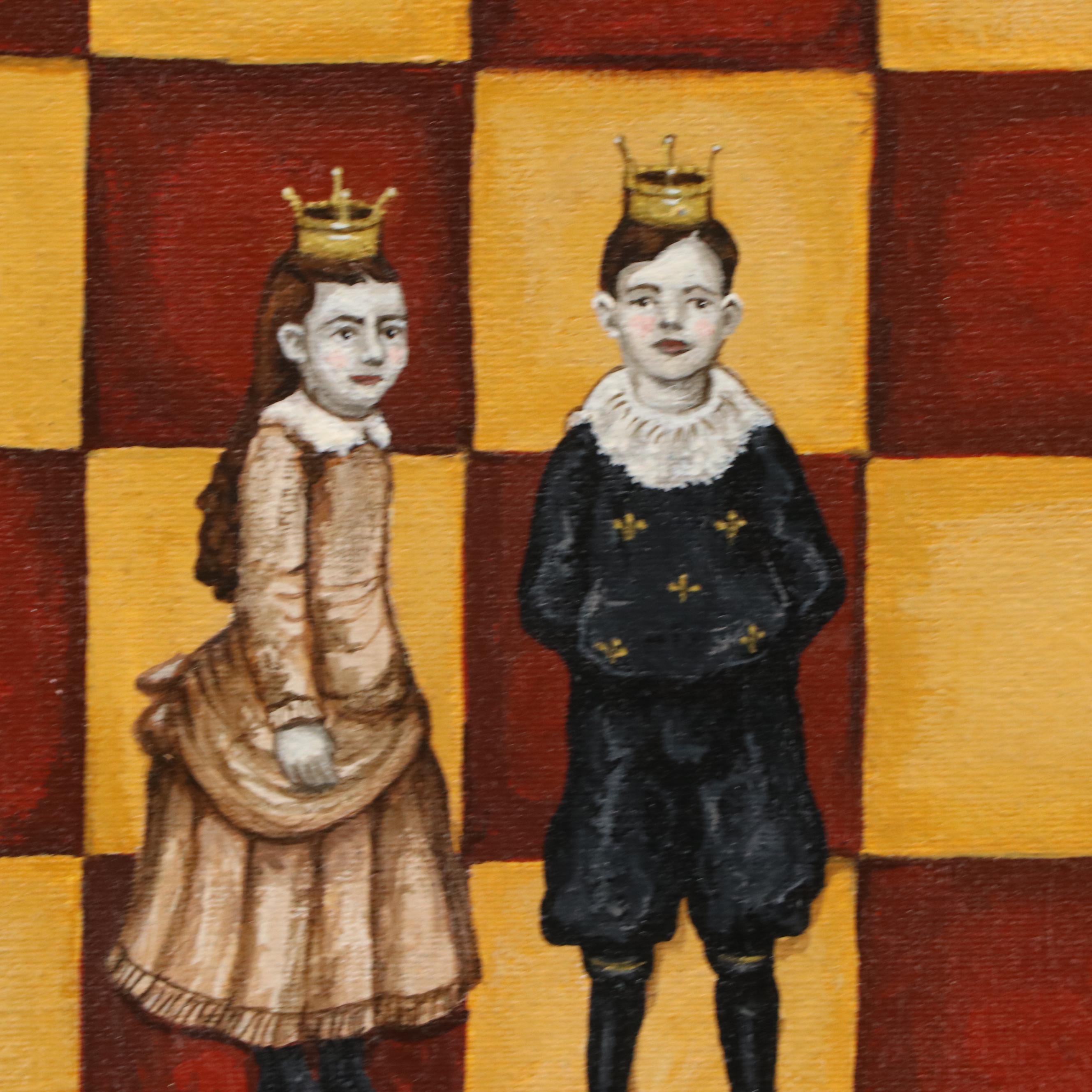 Andrea Conde Surrealist Oil Painting "El Reino de Los Juguetes Prohibidos," 2023