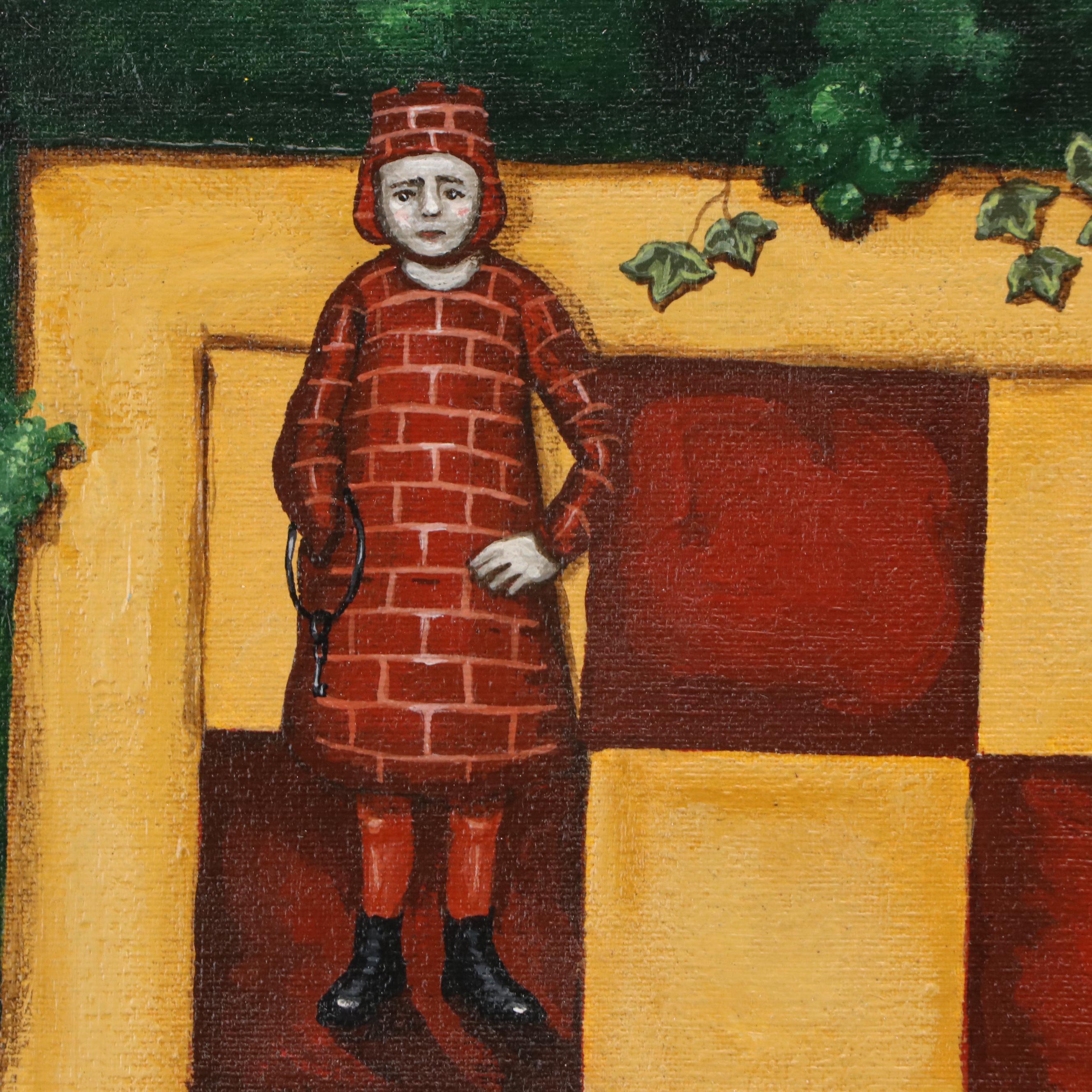 Andrea Conde Surrealist Oil Painting "El Reino de Los Juguetes Prohibidos," 2023