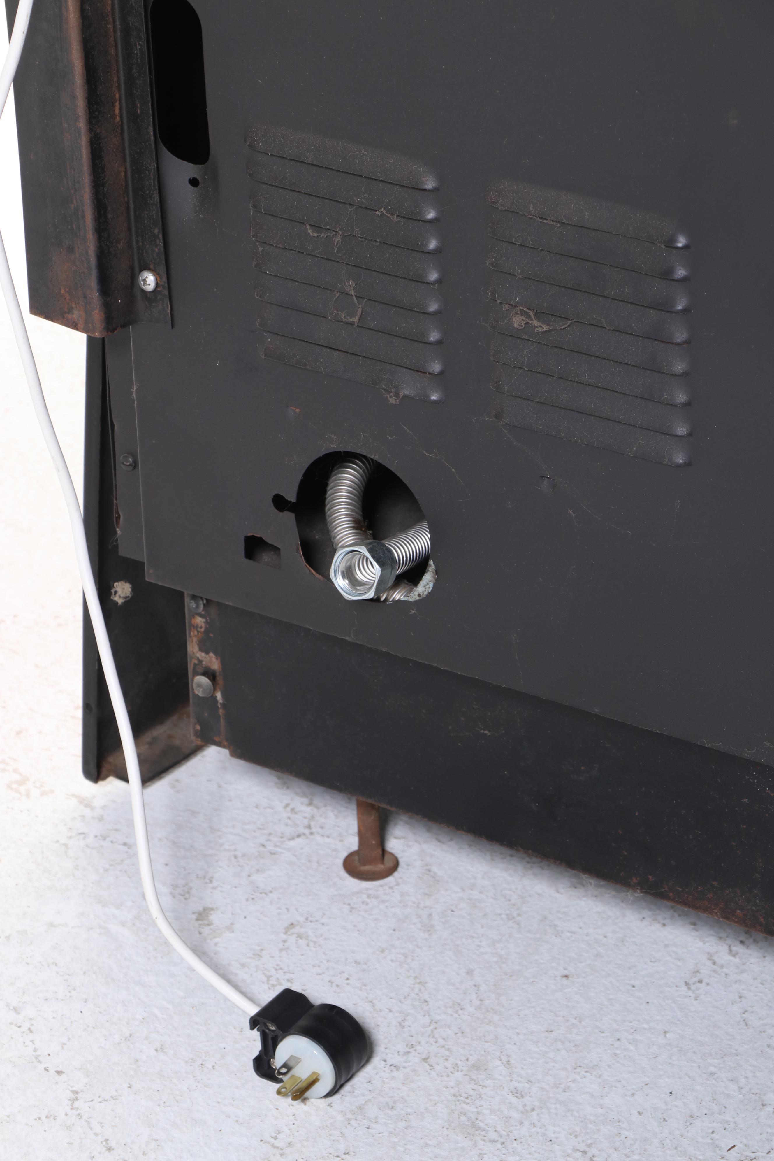 Chambers Model C Red Enameled Gas Range, 1949 - 1953