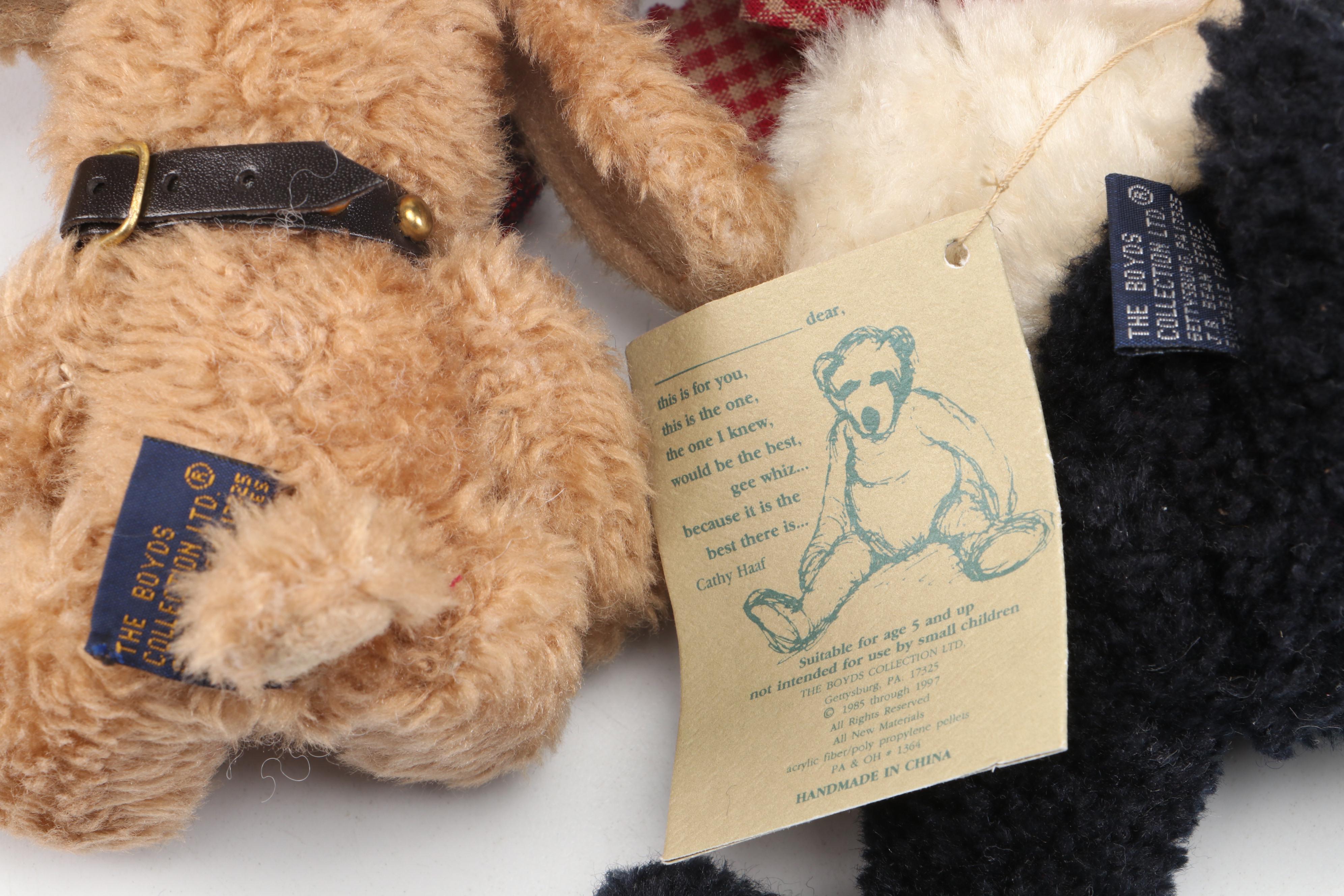 Boyds Bears Stuffed Animals with Colby Teddy Bear by Russ Berrie & Co.