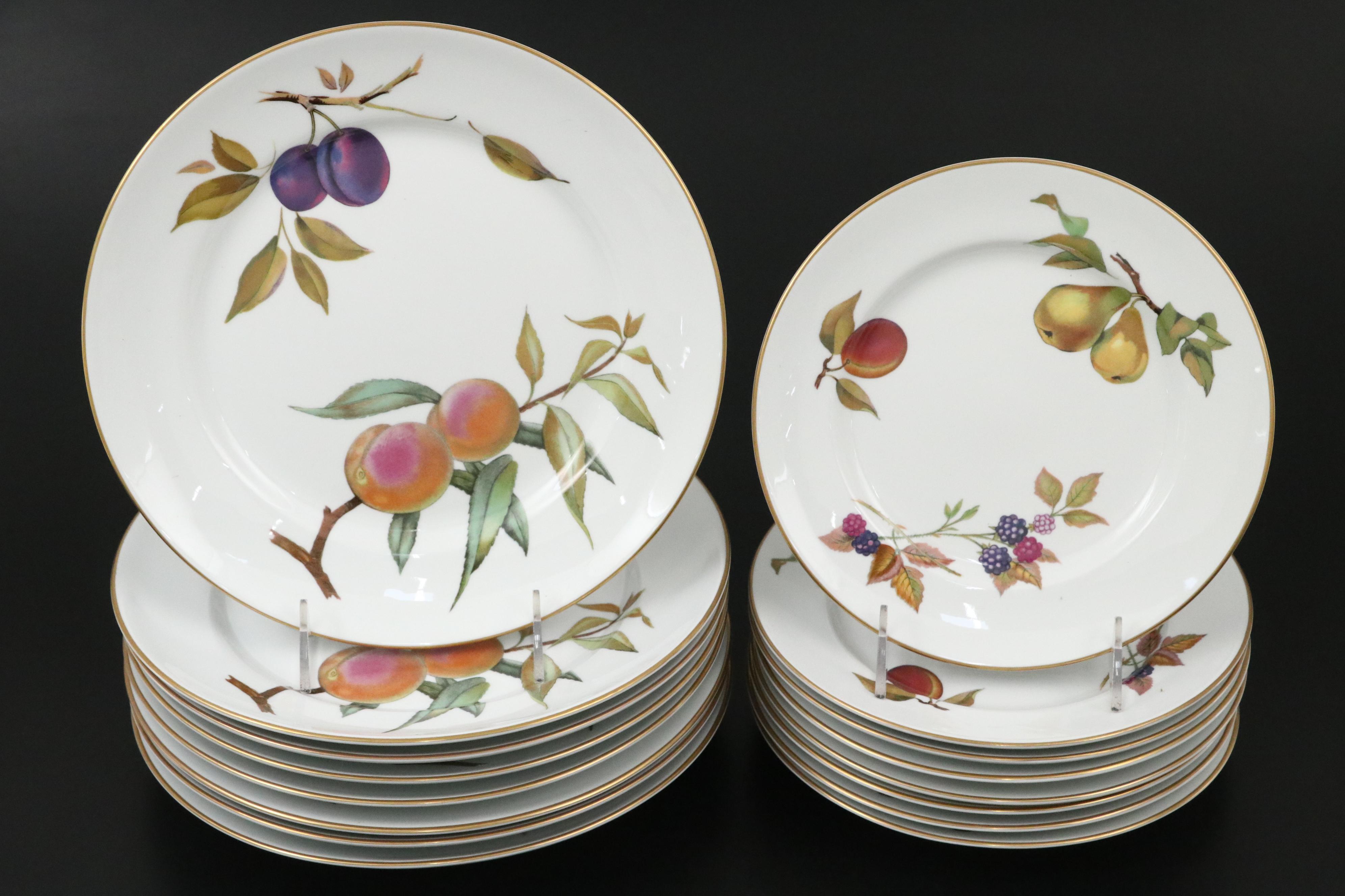 Royal Worcester "Evesham Gold" Porcelain Dinnerware, 1961-2015