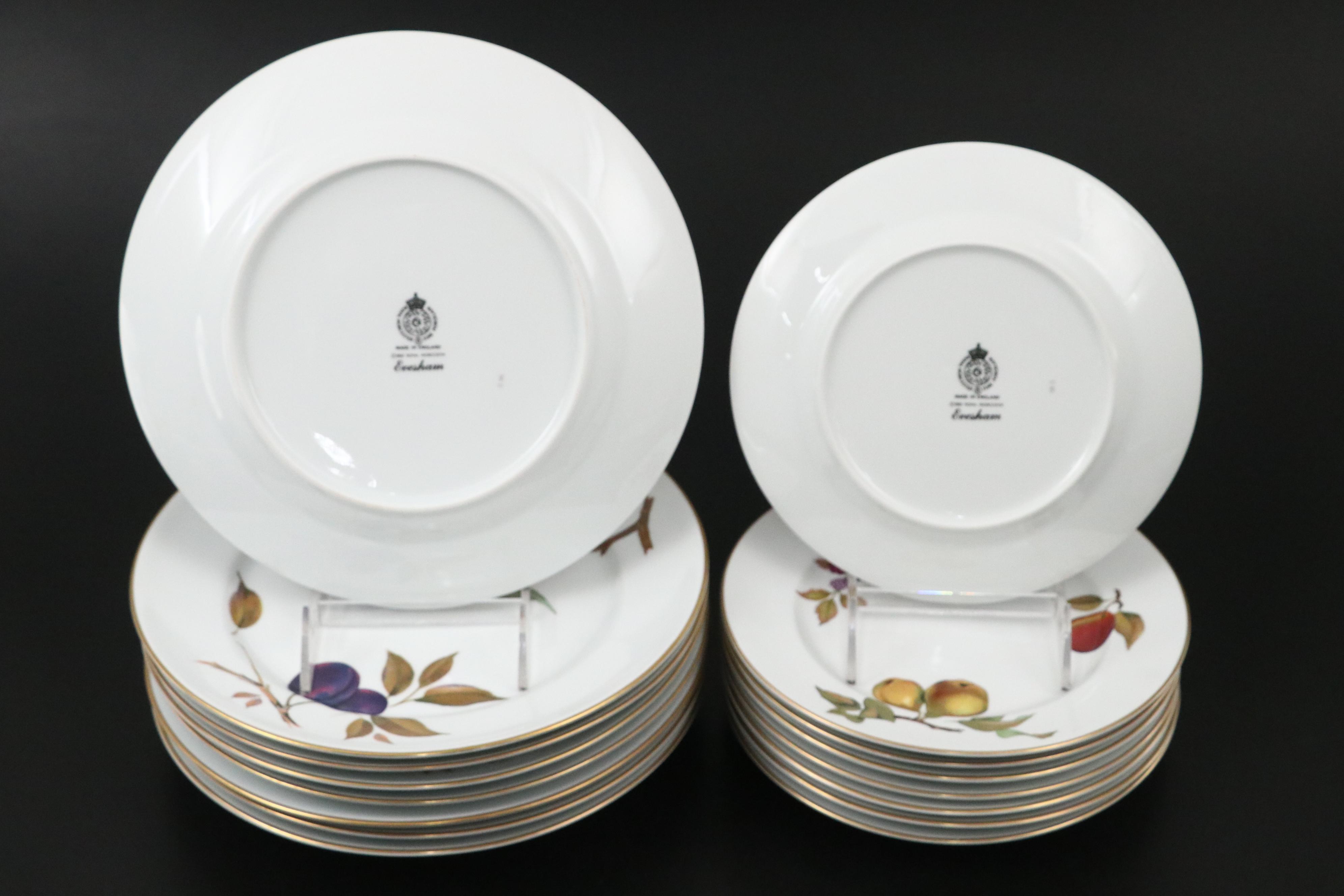 Royal Worcester "Evesham Gold" Porcelain Dinnerware, 1961-2015