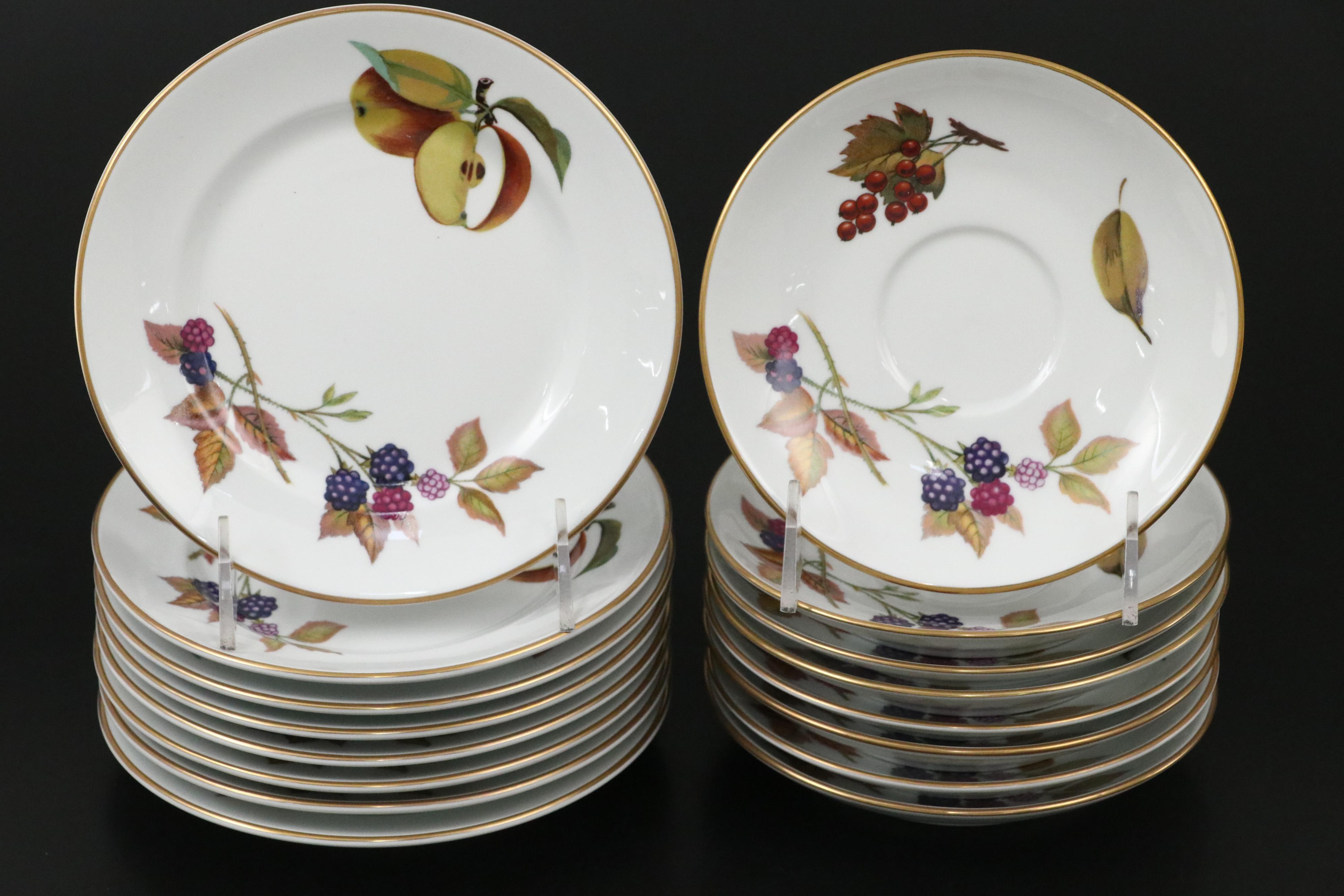 Royal Worcester "Evesham Gold" Porcelain Dinnerware, 1961-2015