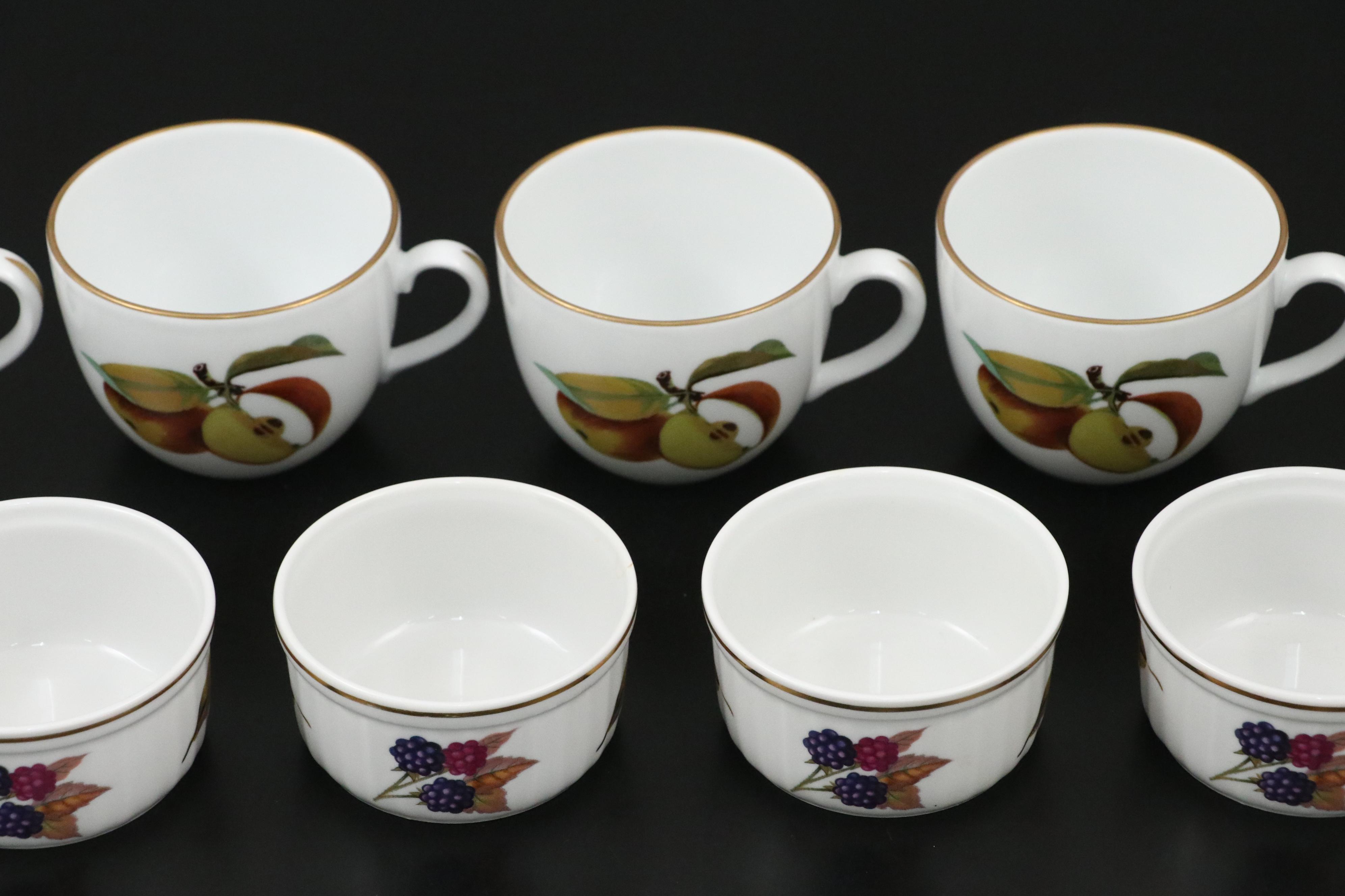 Royal Worcester "Evesham Gold" Porcelain Dinnerware, 1961-2015