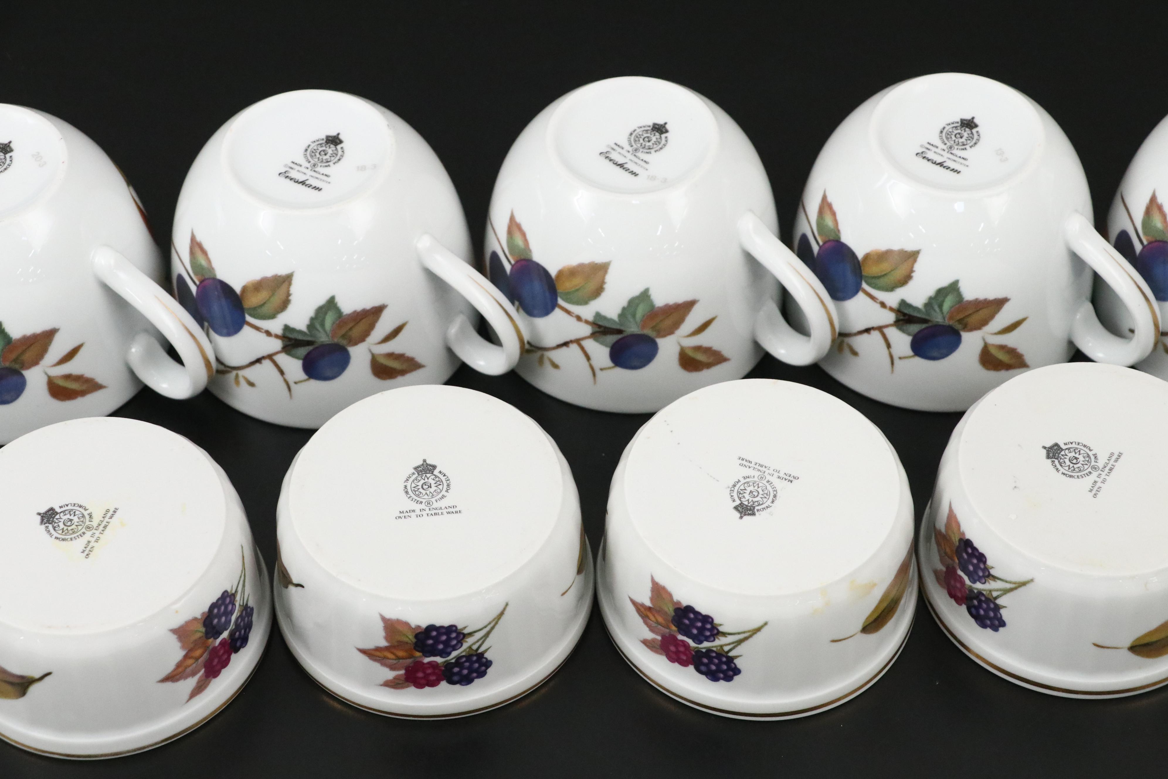 Royal Worcester "Evesham Gold" Porcelain Dinnerware, 1961-2015