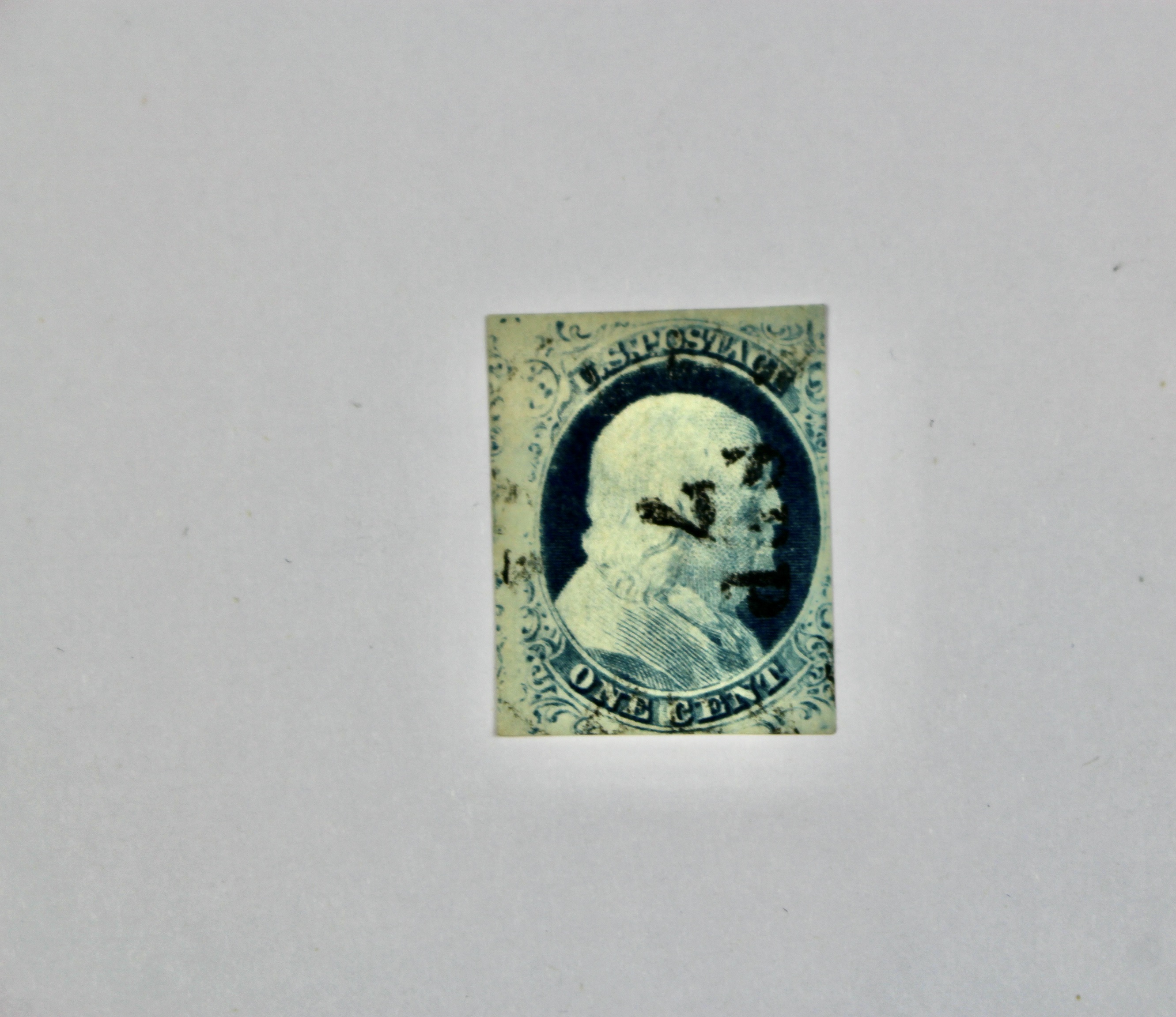 Six Early Used U.S. Postage Stamps, 19th Century